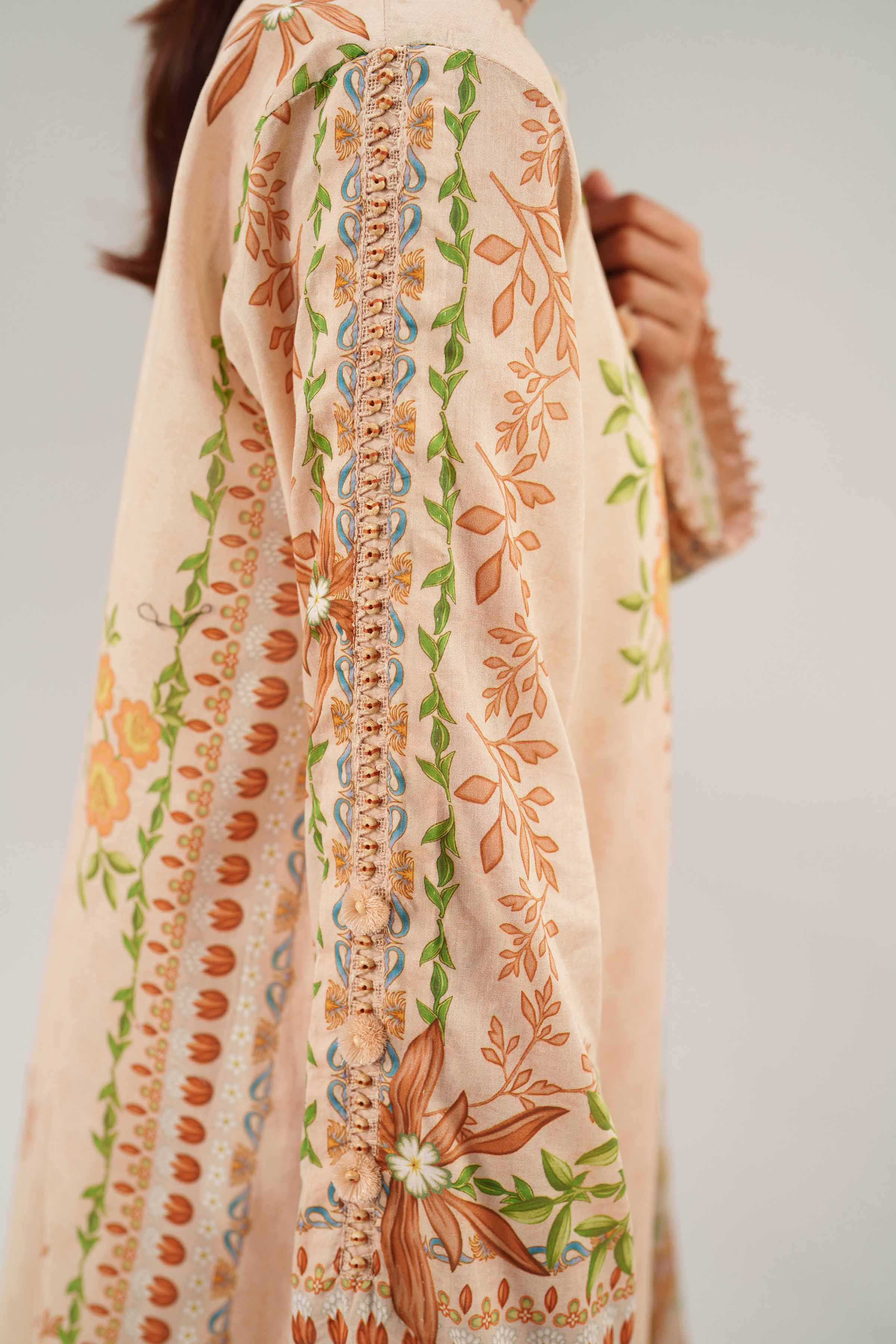 3 Piece - Printed Suit - 42601157 NishatUAE Off White Lawn 3PC Printed Unstitched