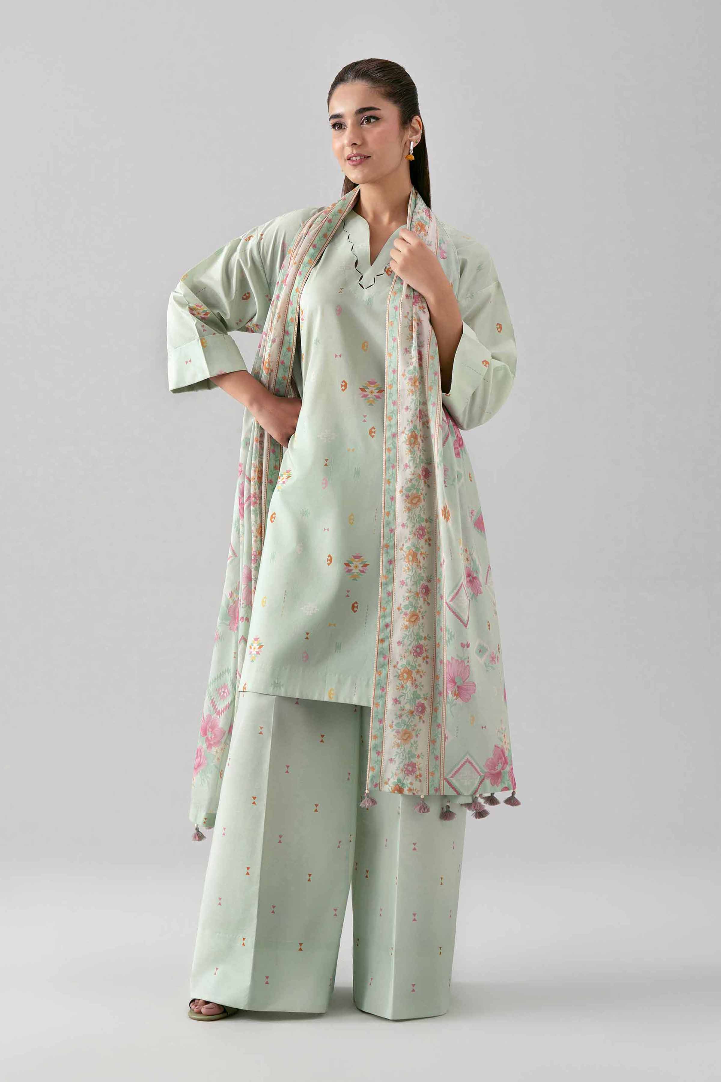 3 Piece - Printed Suit - 42601174