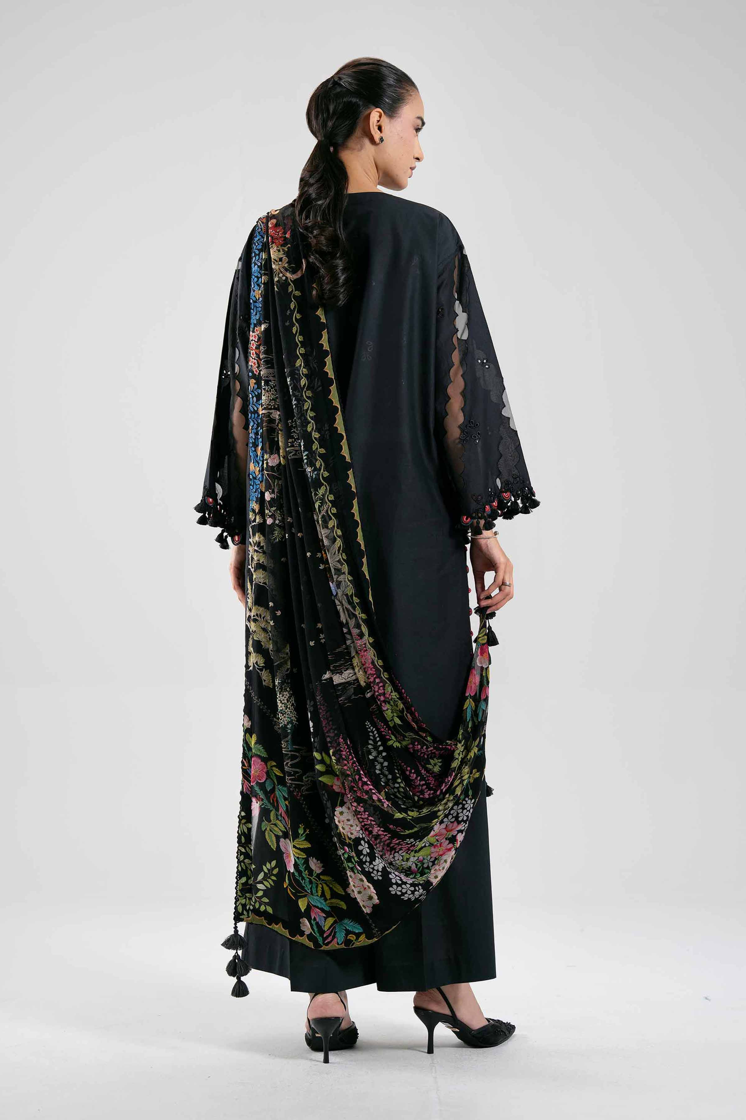 3 Piece - Digital Printed Embroidered Suit - 42601304