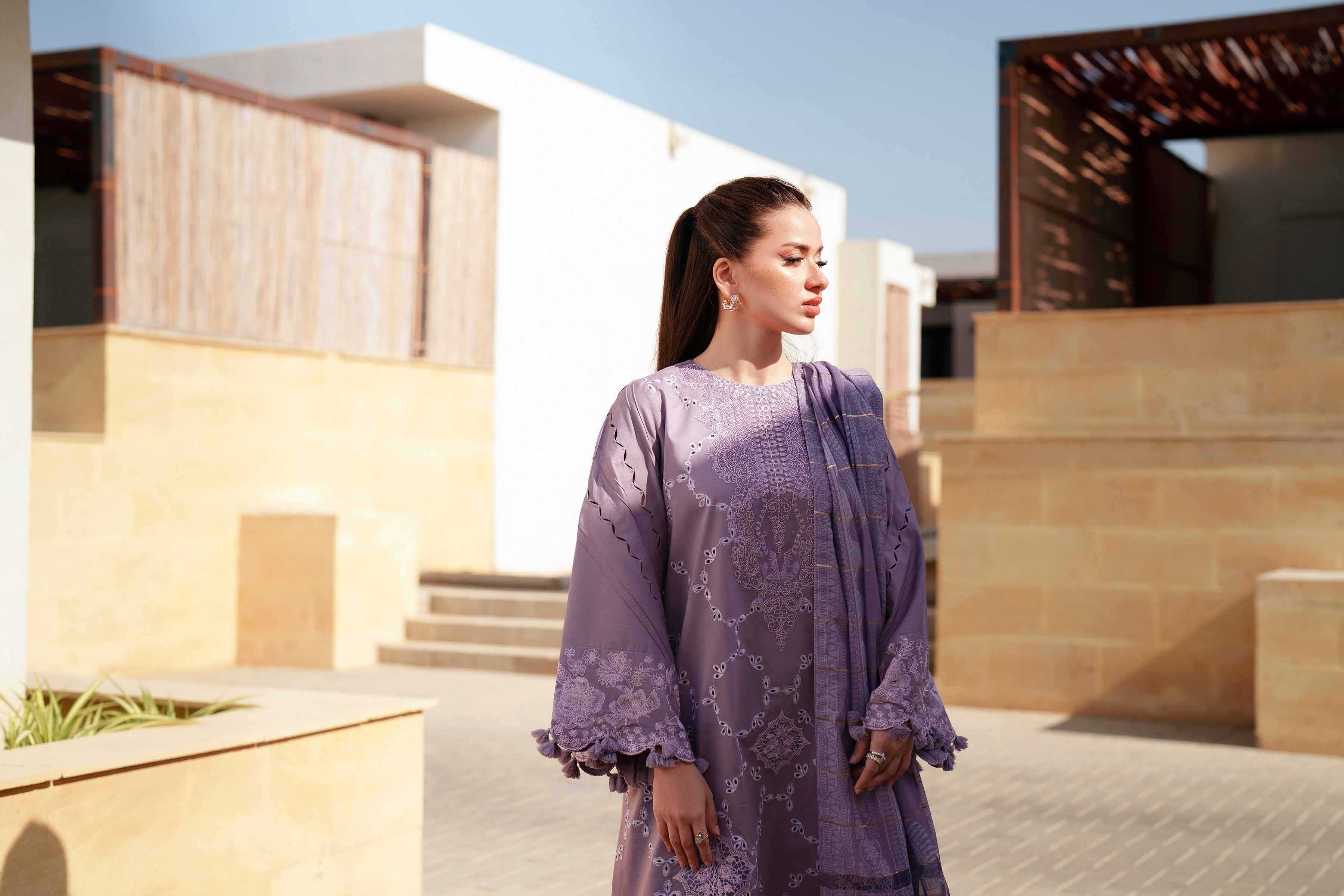 3 Piece - Embroidered Suit - 42601305