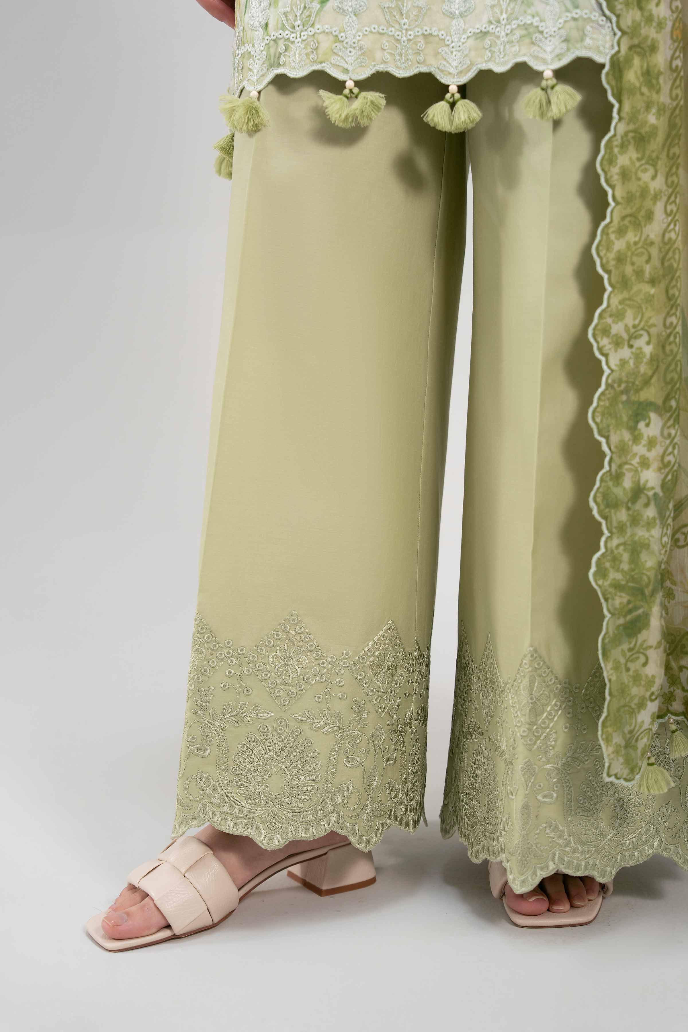 3 Piece - Embroidered Suit - 42601329 for Women - Unstitched Collection 