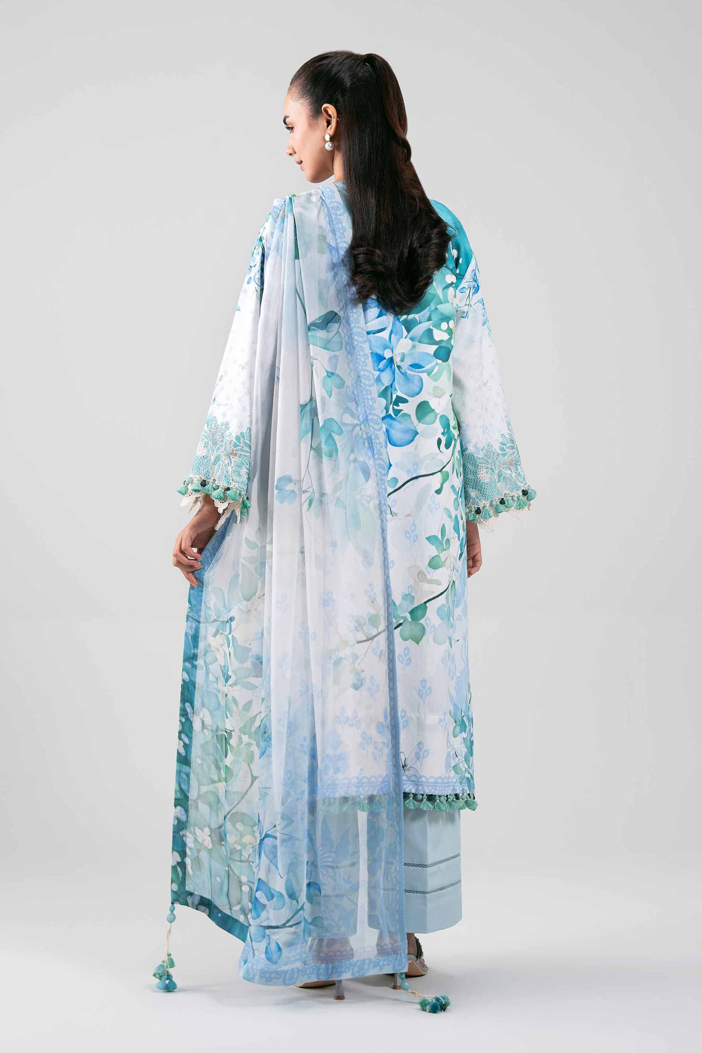 3 Piece - Digital Printed Embroidered Suit - 42601330