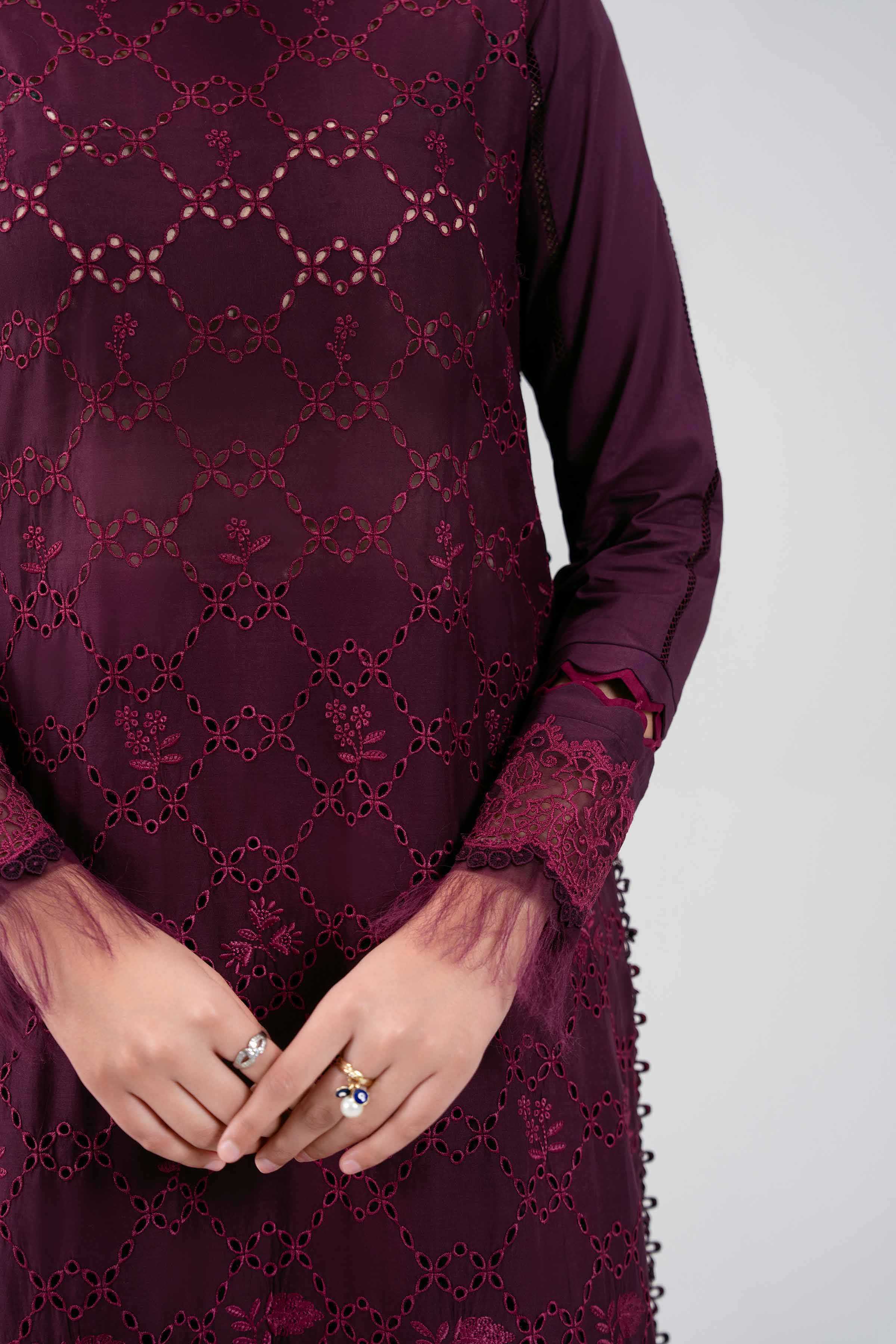 3 Piece - Digital Printed Embroidered Suit - 42601345
