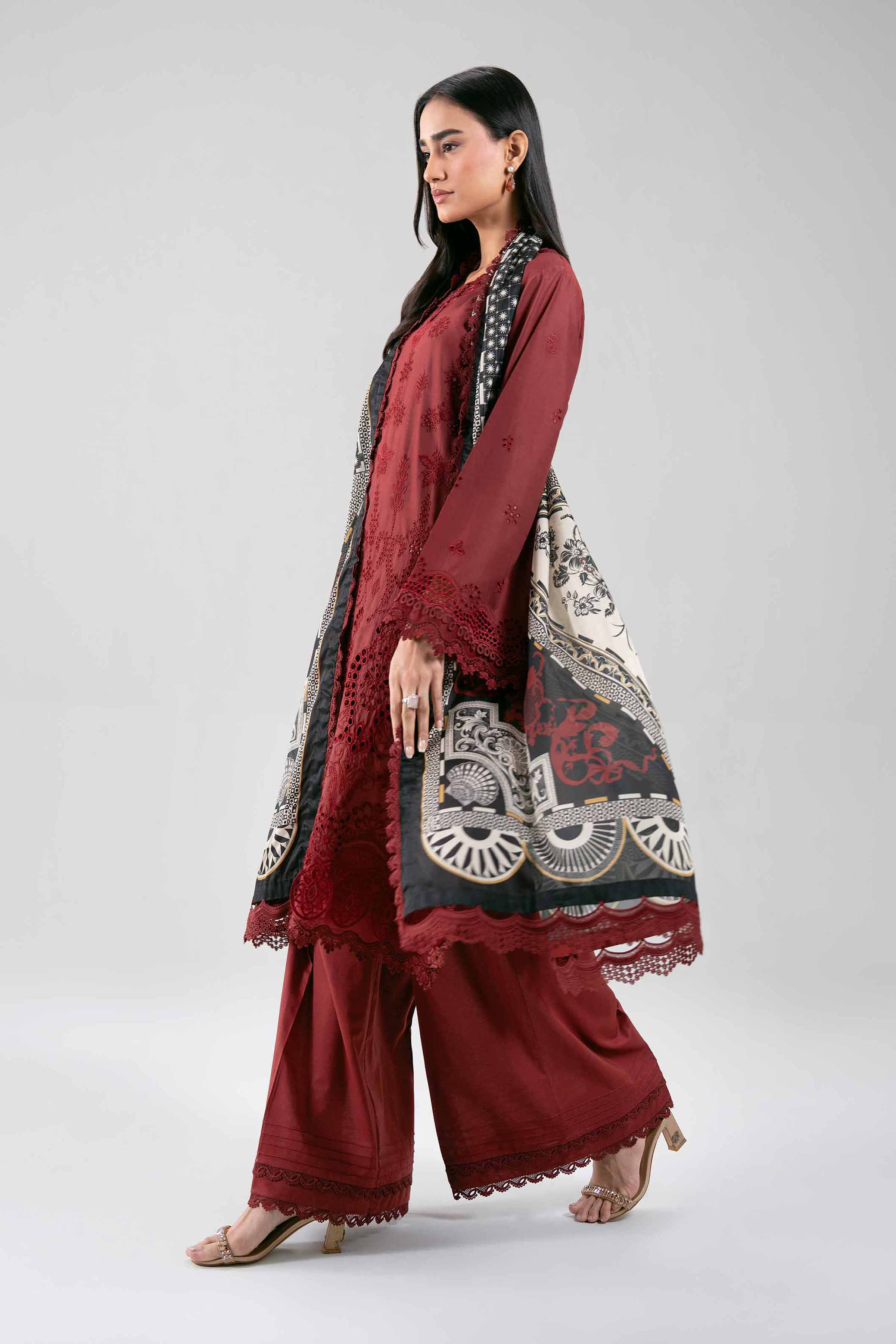 3 Piece - Embroidered Suit - 42601349 NishatUAE   3PC Embroidered Unstitched