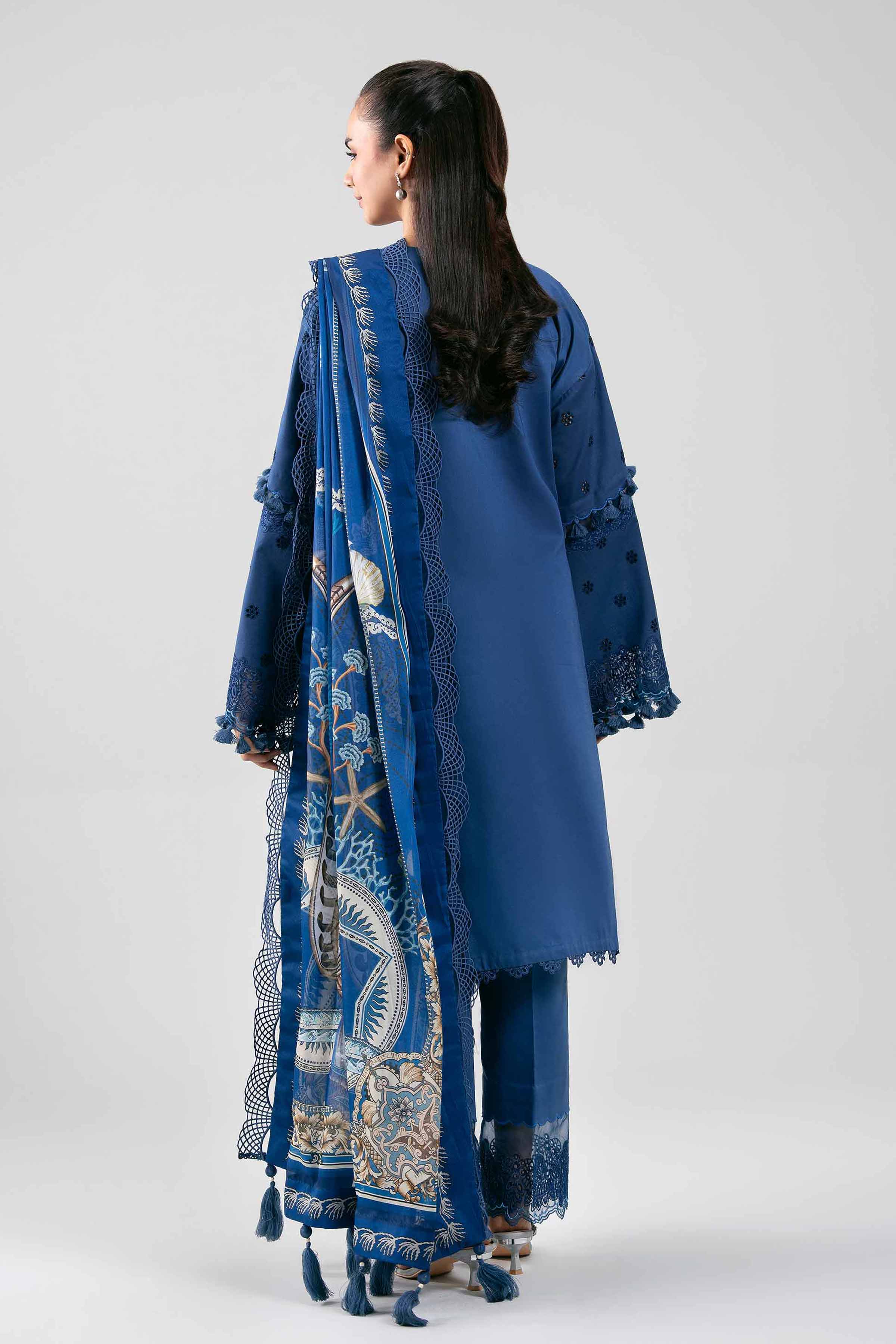 3 Piece - Digital Printed Embroidered Suit - 42601353