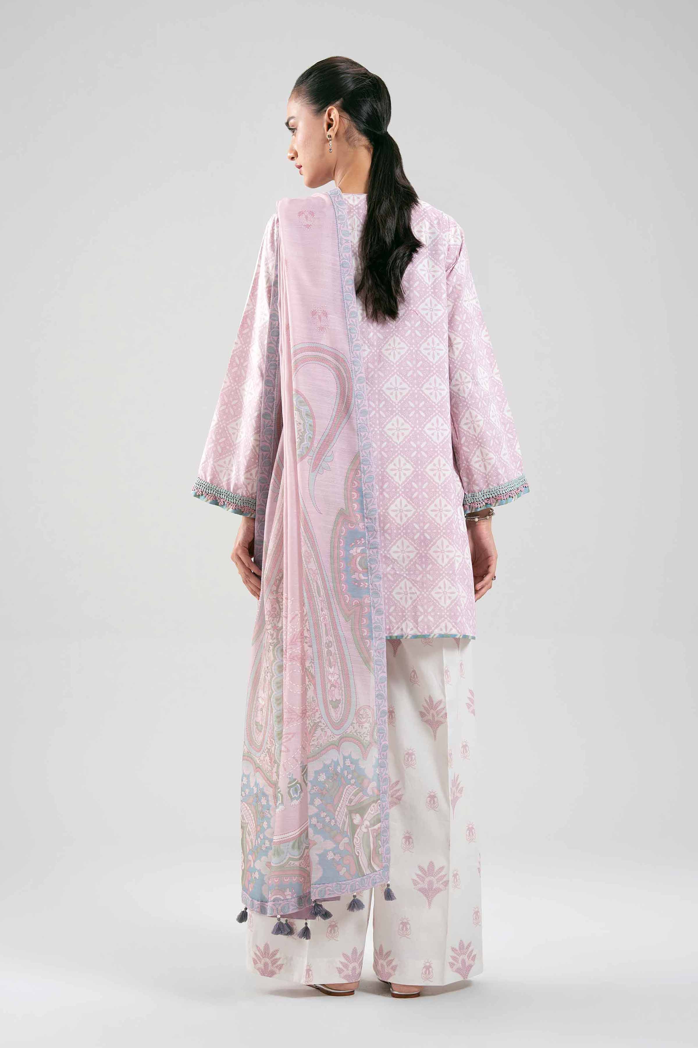 3 Piece - Digital Printed Embroidered Suit - 42601362