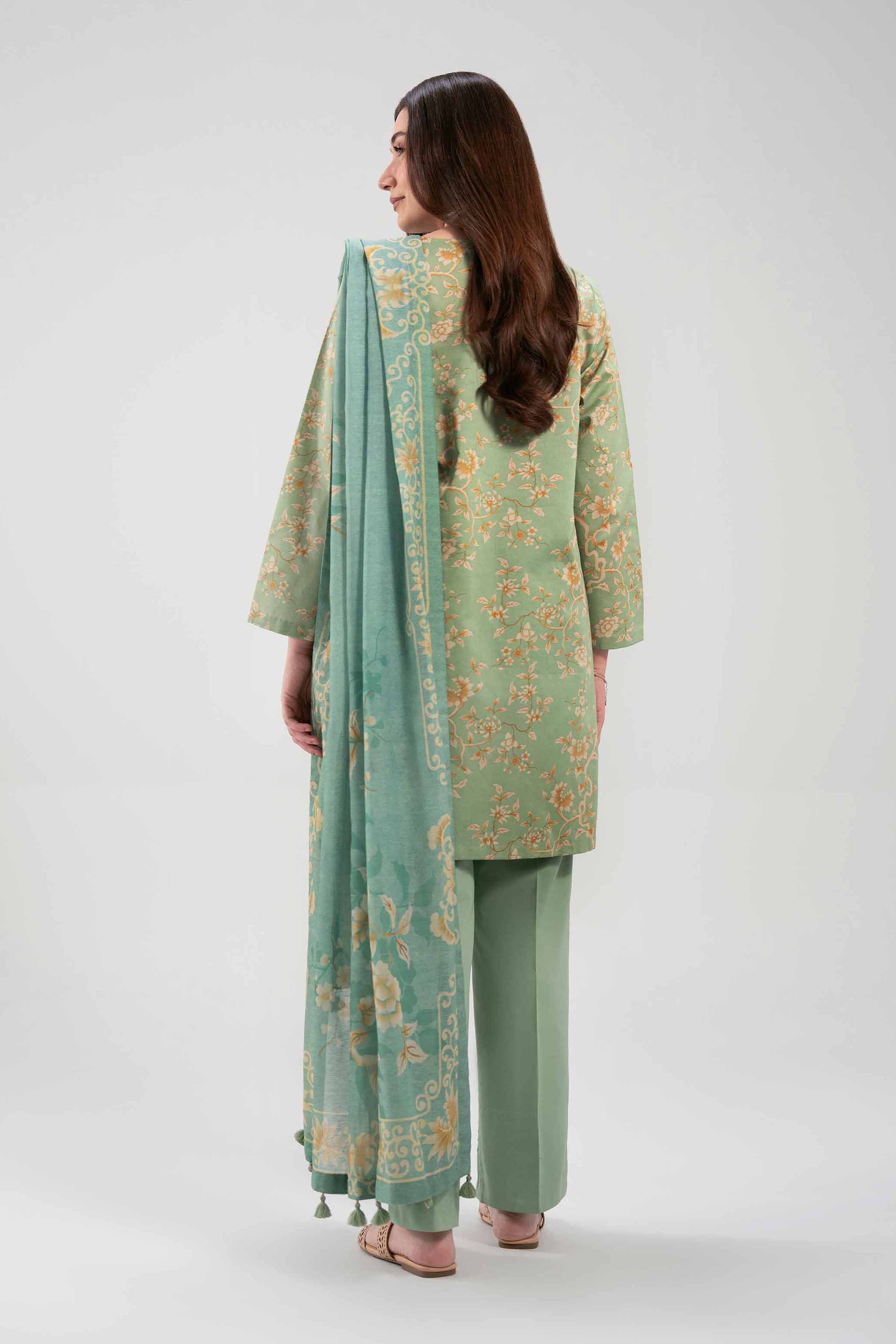 3 Piece - Printed Suit - 42601365 NishatUAE   3PC Printed Unstitched