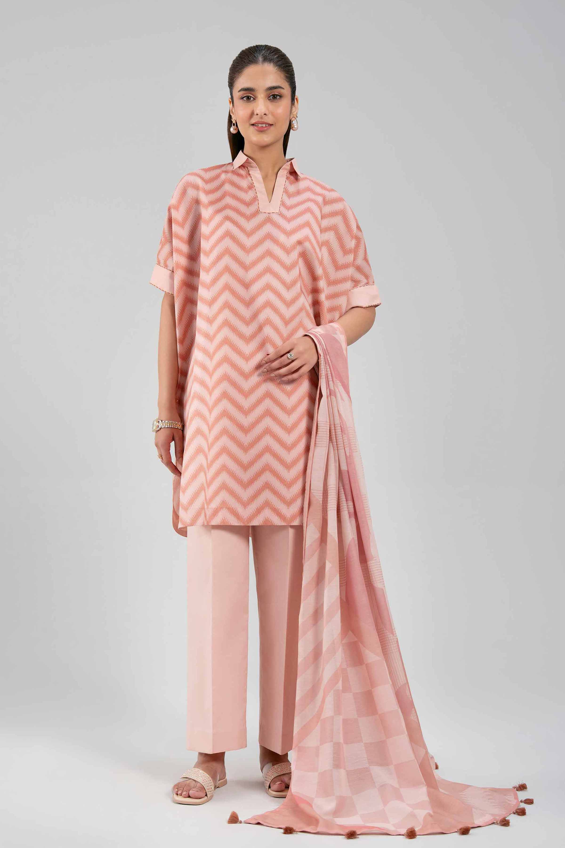 3 Piece - Printed Suit - 42601372 NishatUAE   3PC Printed Unstitched