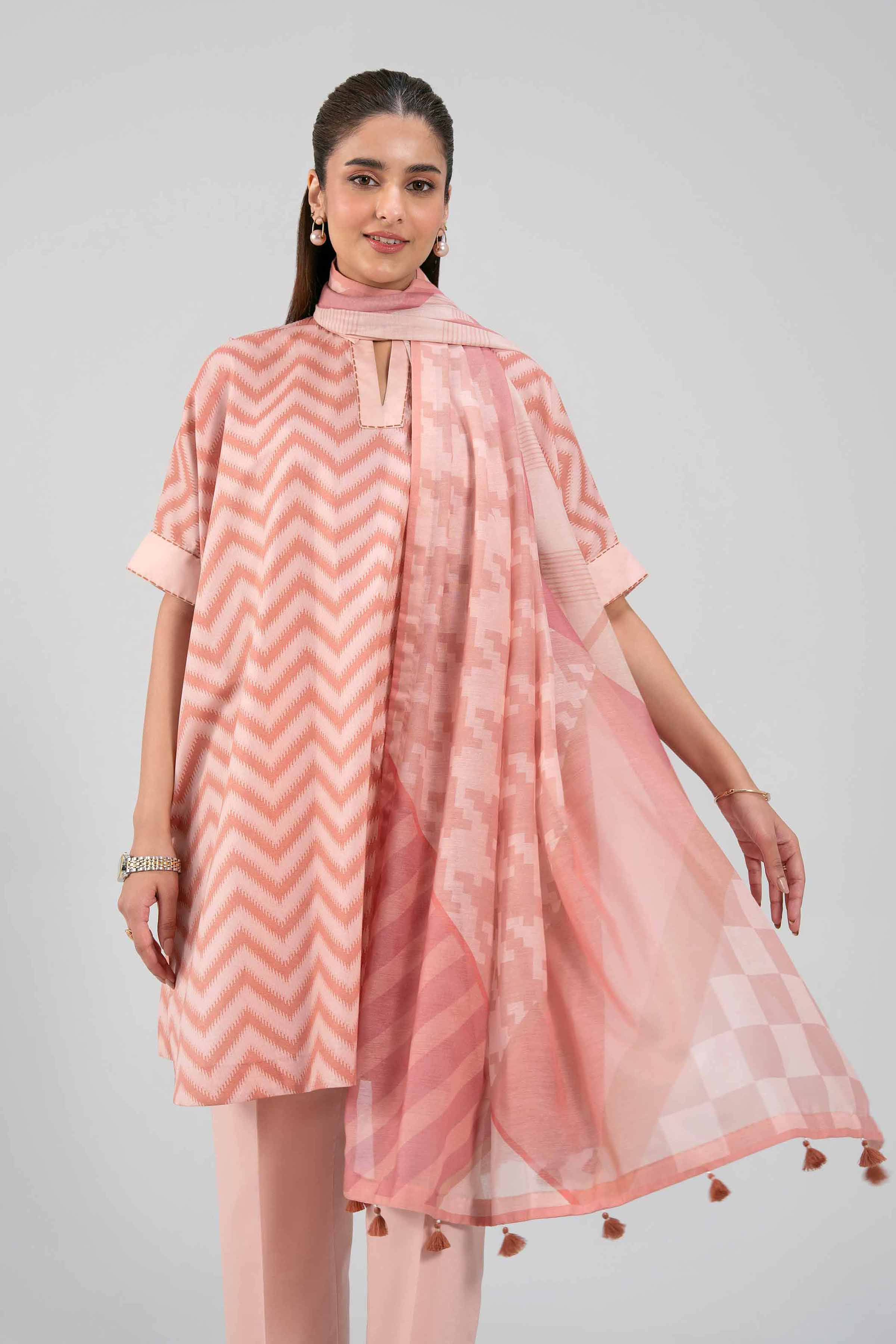 3 Piece - Printed Suit - 42601372 NishatUAE   3PC Printed Unstitched