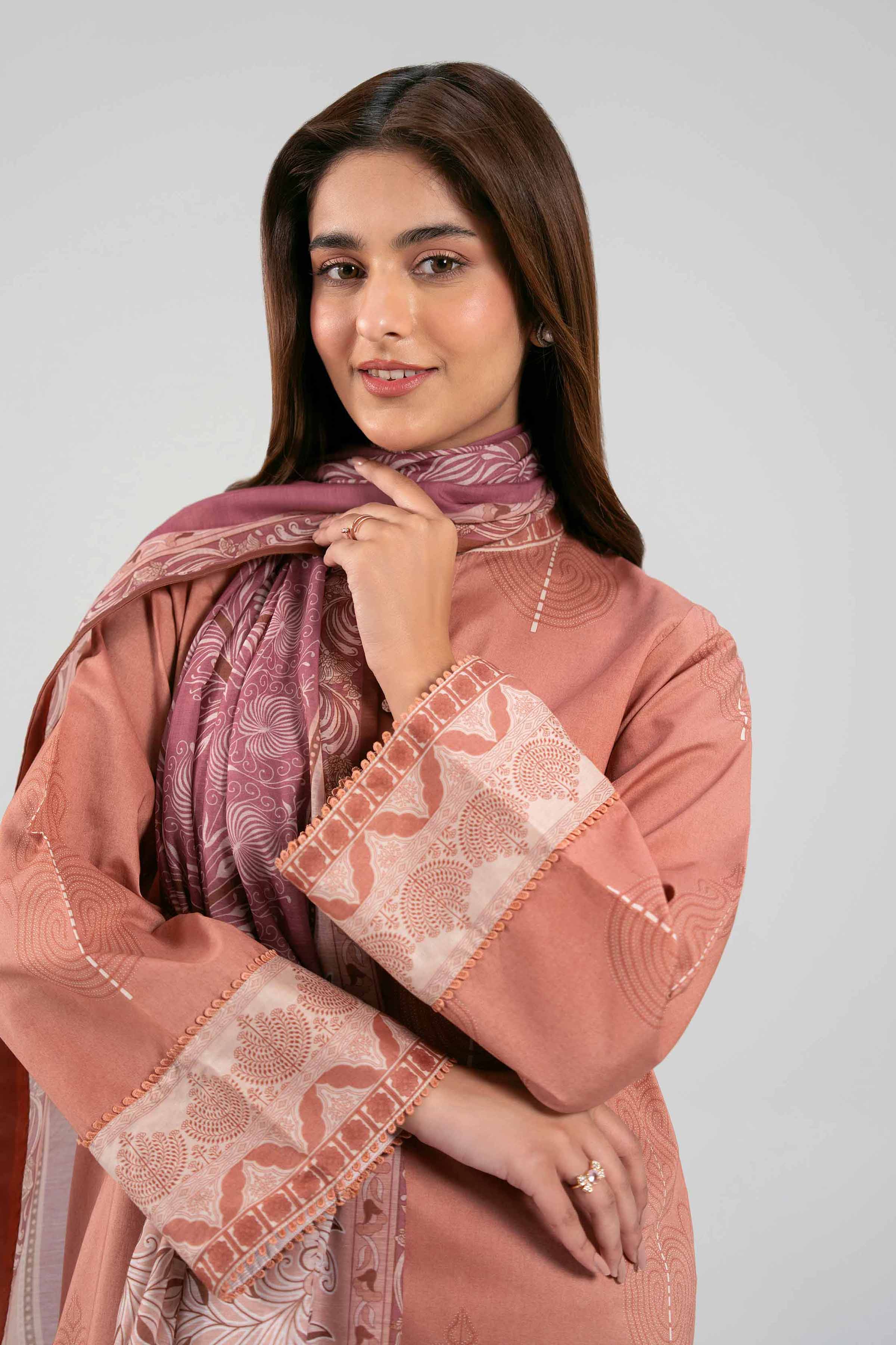 3 Piece - Printed Suit - 42601375 NishatUAE   3PC Printed Unstitched