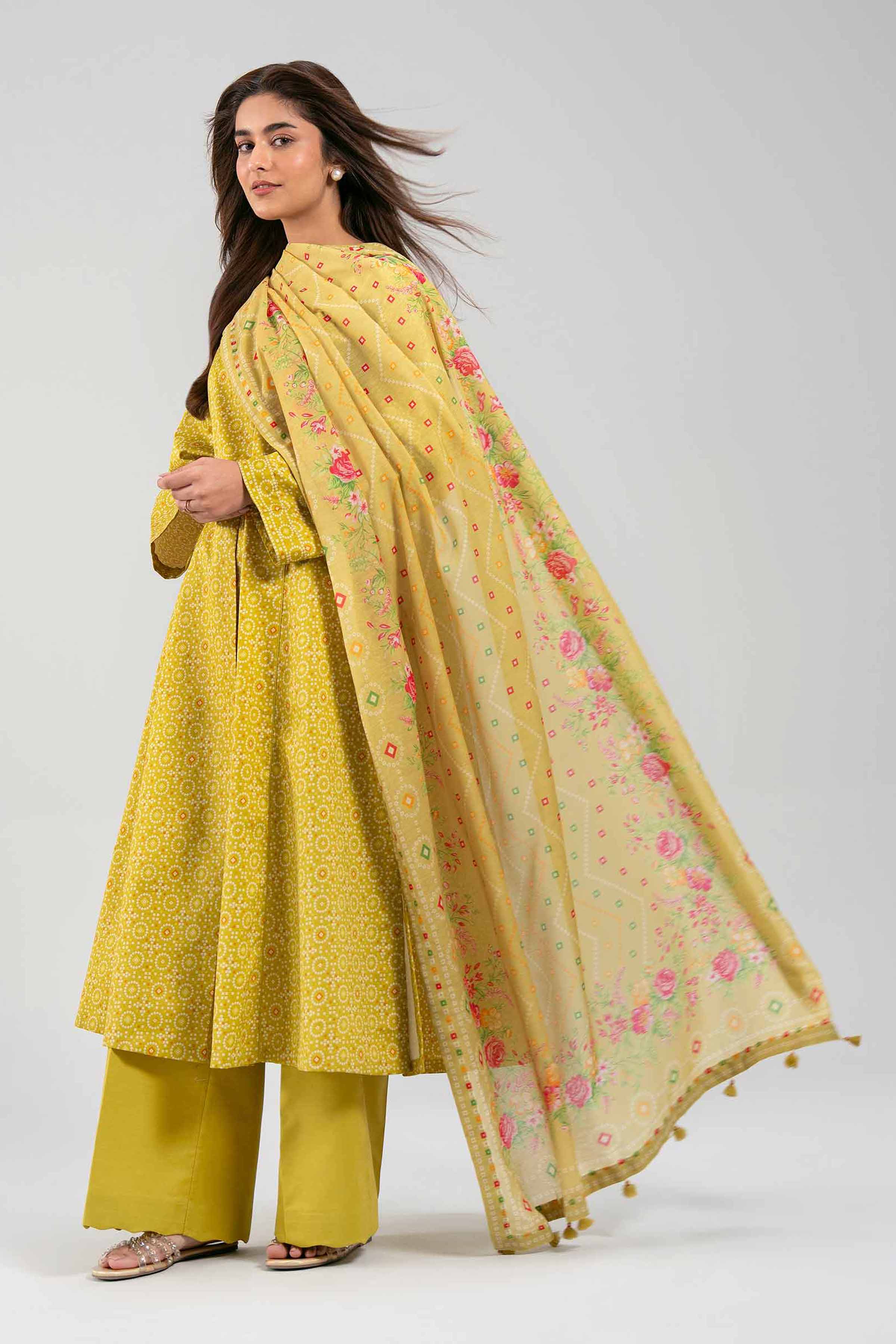 3 Piece - Printed Suit - 42601376 NishatUAE   3PC Printed Unstitched