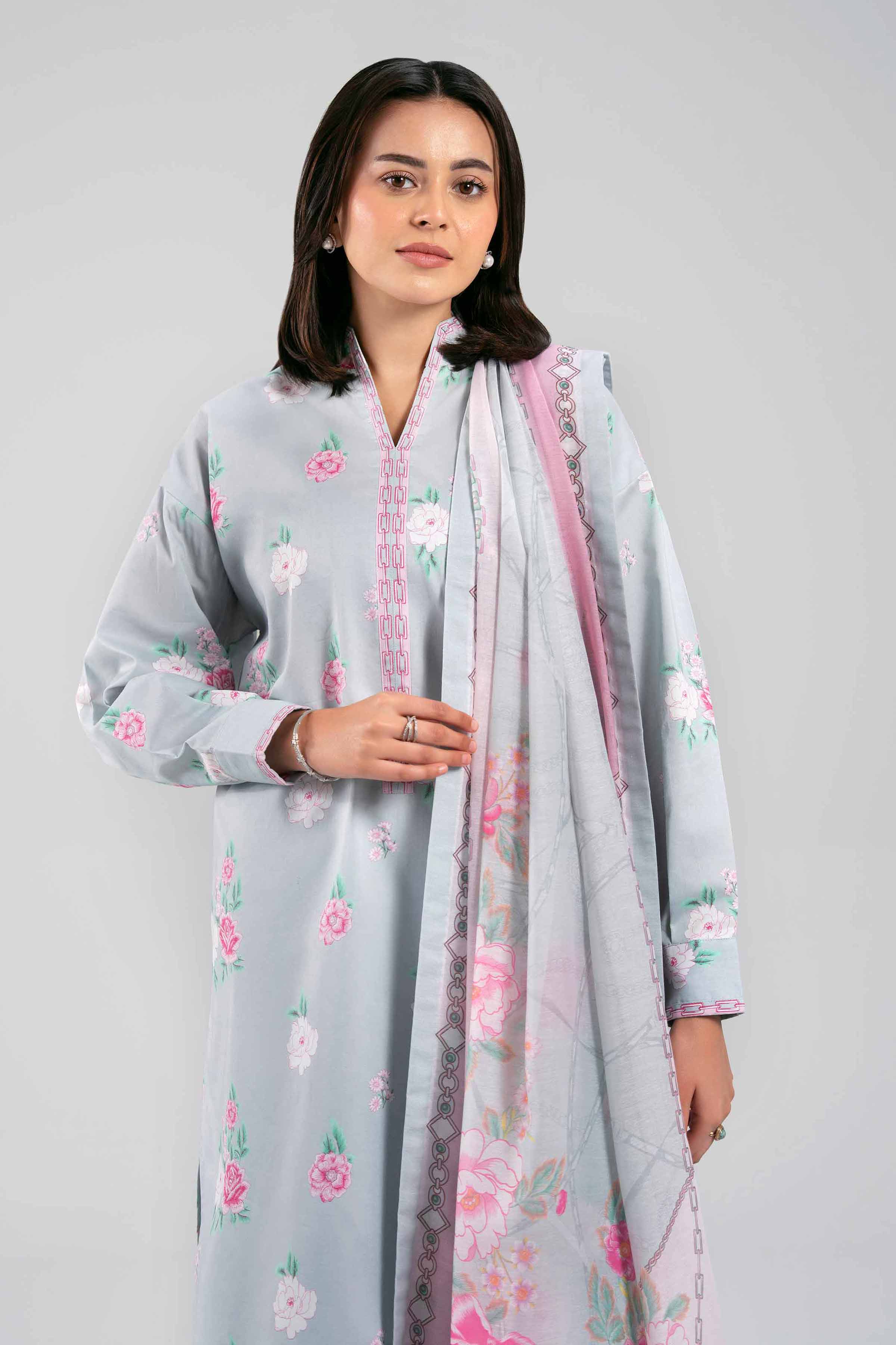 3 Piece - Printed Suit - 42601382 NishatUAE   3PC Printed Unstitched