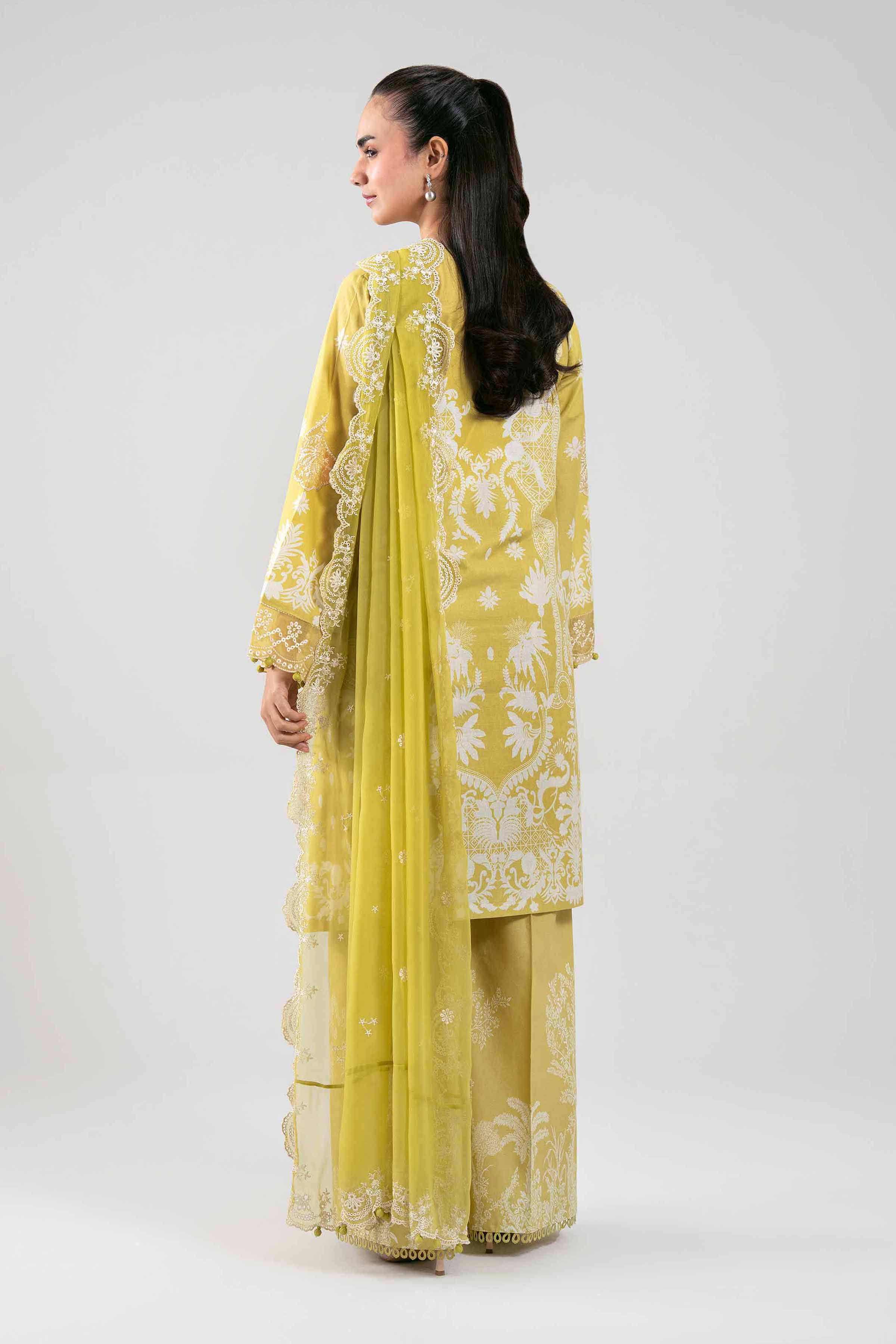 3 Piece - Embroidered Suit - 42601386 for Women - Unstitched Collection 