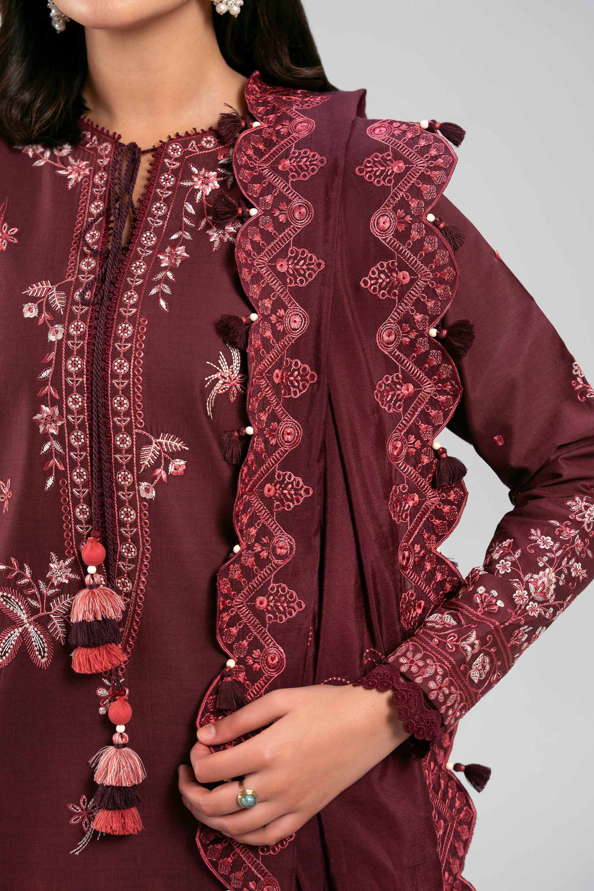 3 Piece - Digital Printed Embroidered Suit - 42601401