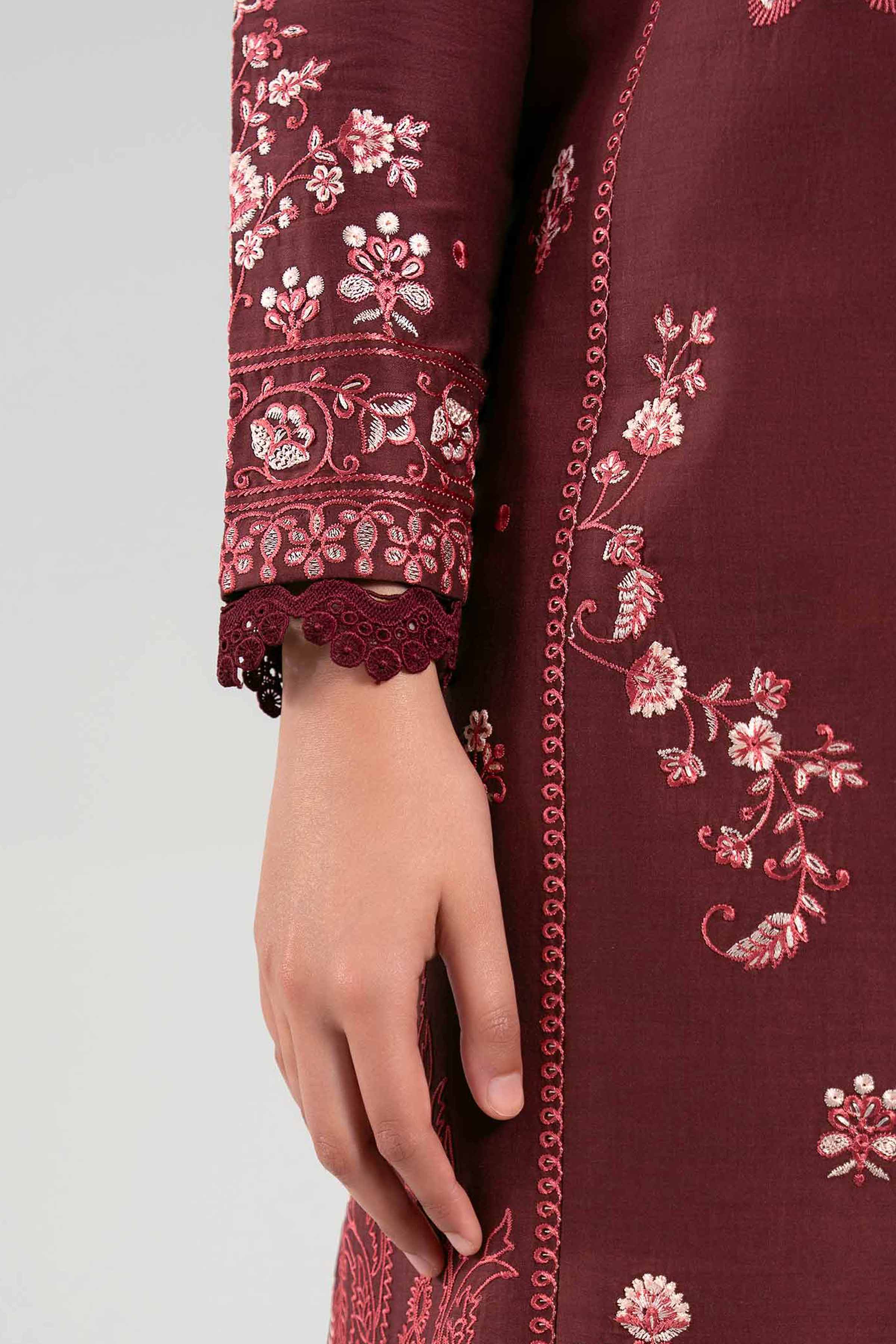 3 Piece - Digital Printed Embroidered Suit - 42601401