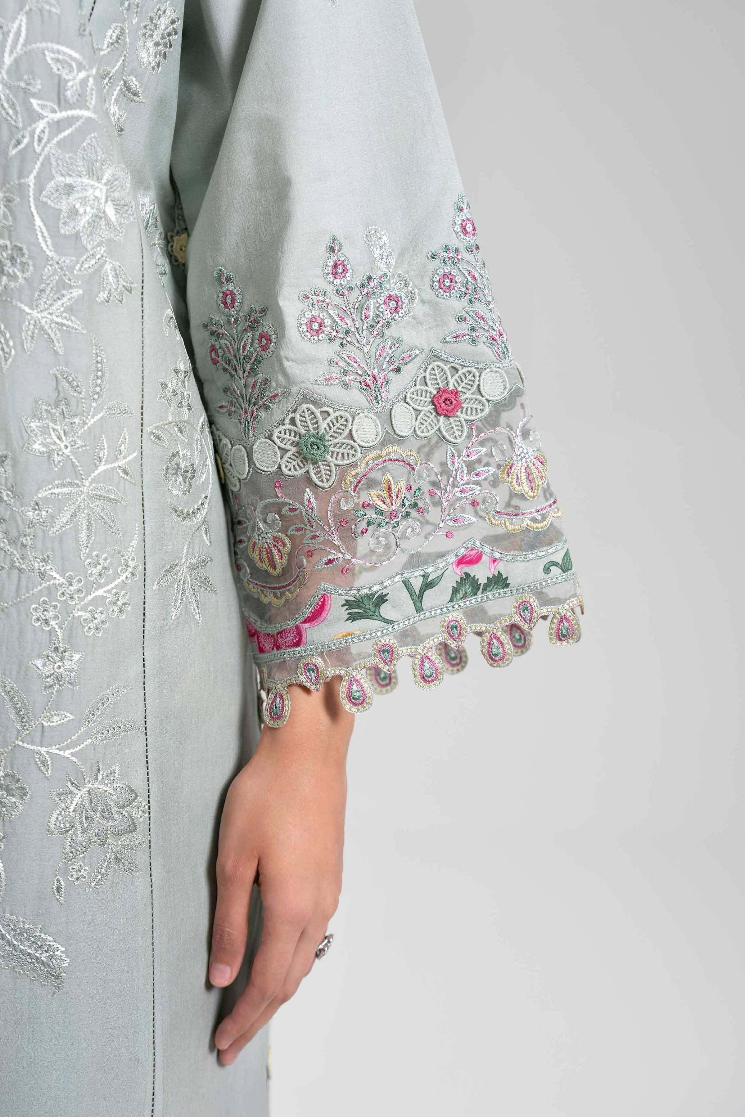3 Piece - Embroidered Suit - 42601402 for Women - Unstitched Collection 