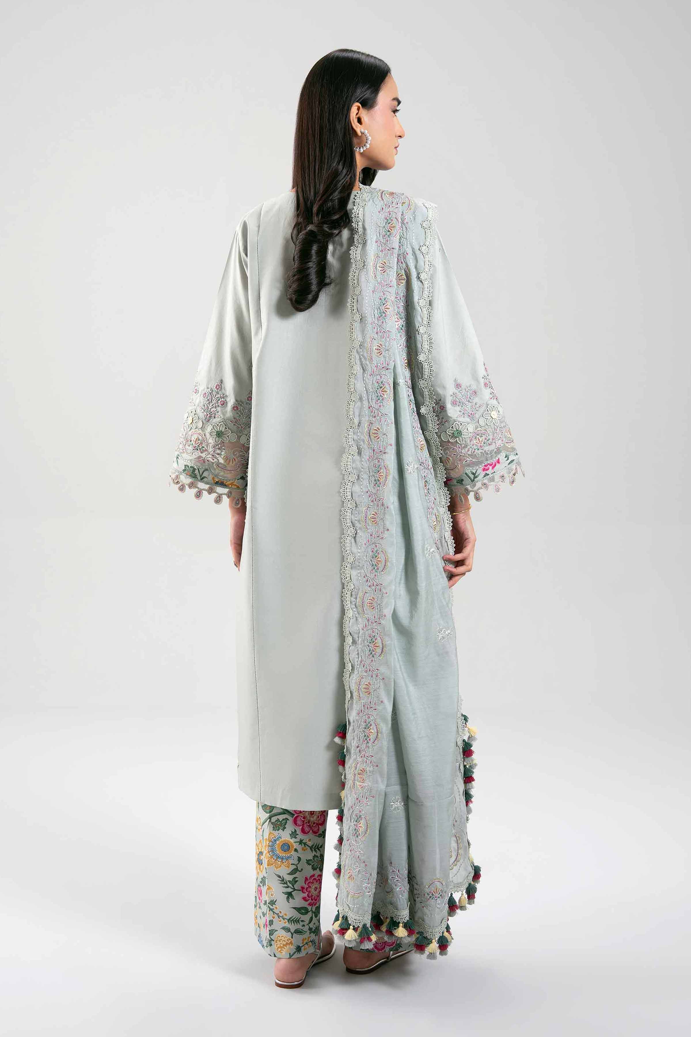 3 Piece - Embroidered Suit - 42601402 for Women - Unstitched Collection 