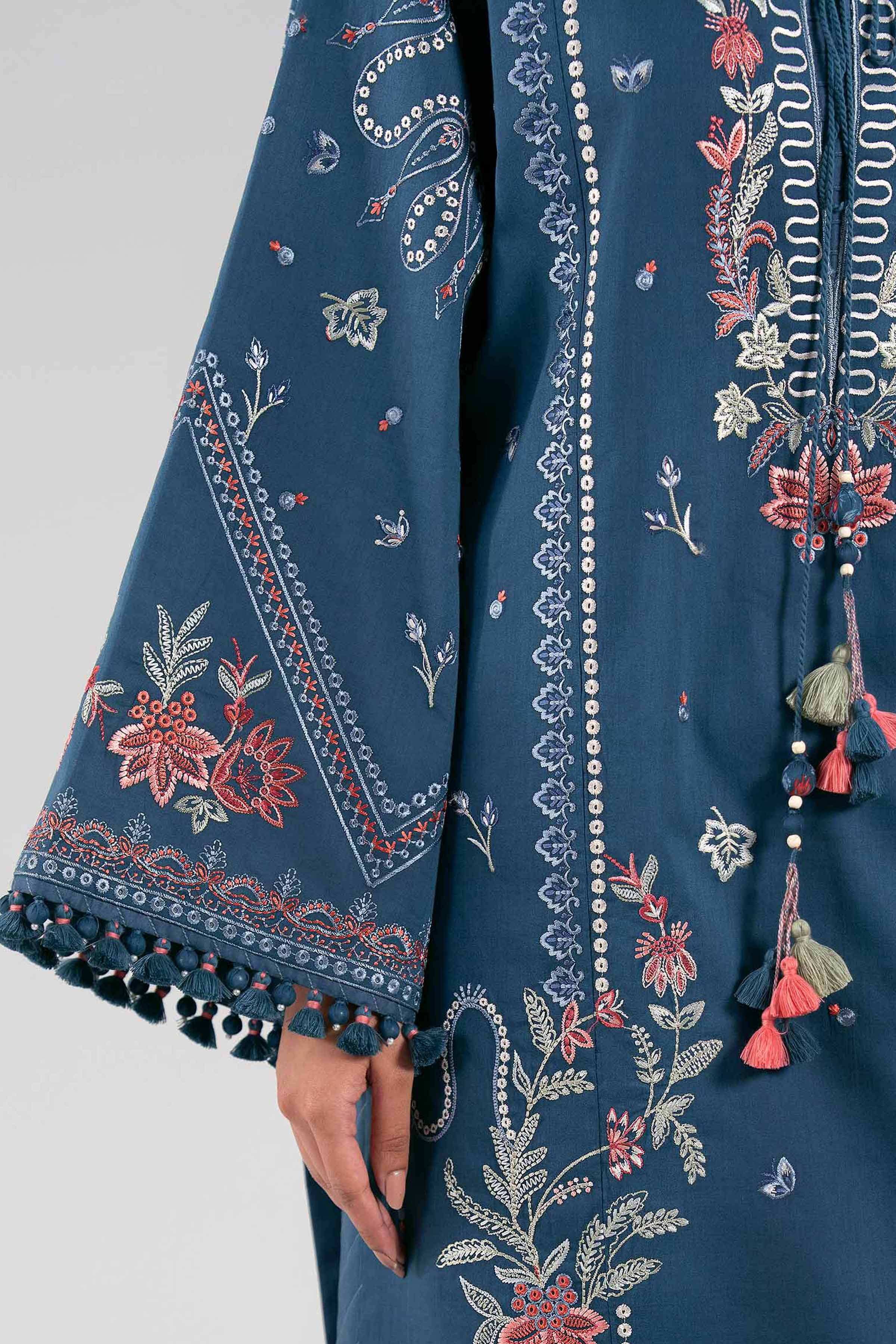3 Piece - Digital Printed Embroidered Suit - 42601403