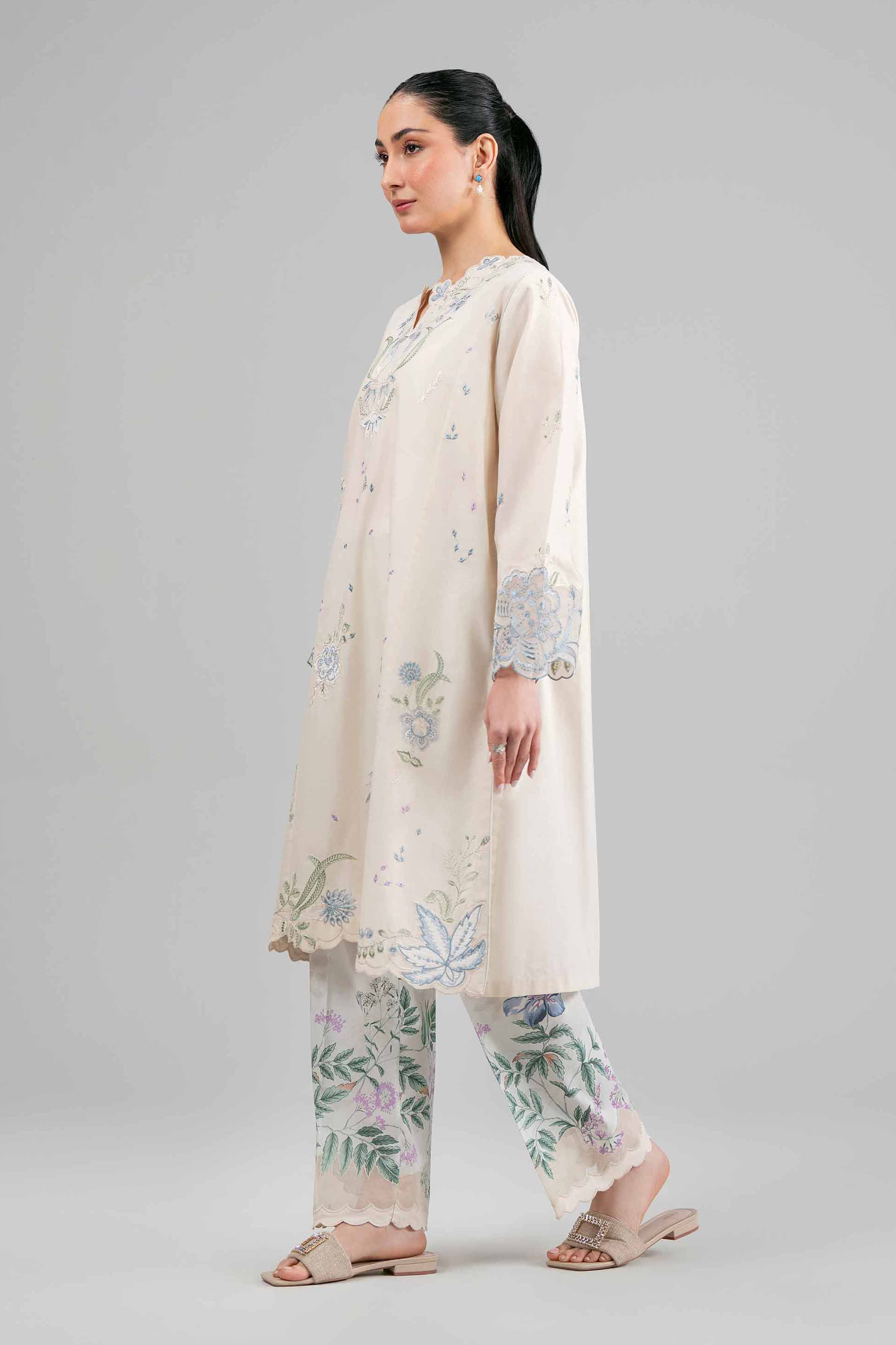 2 Piece - Digital Printed Embroidered Suit - 42601423  Lawn 2PC Embroidered Summer