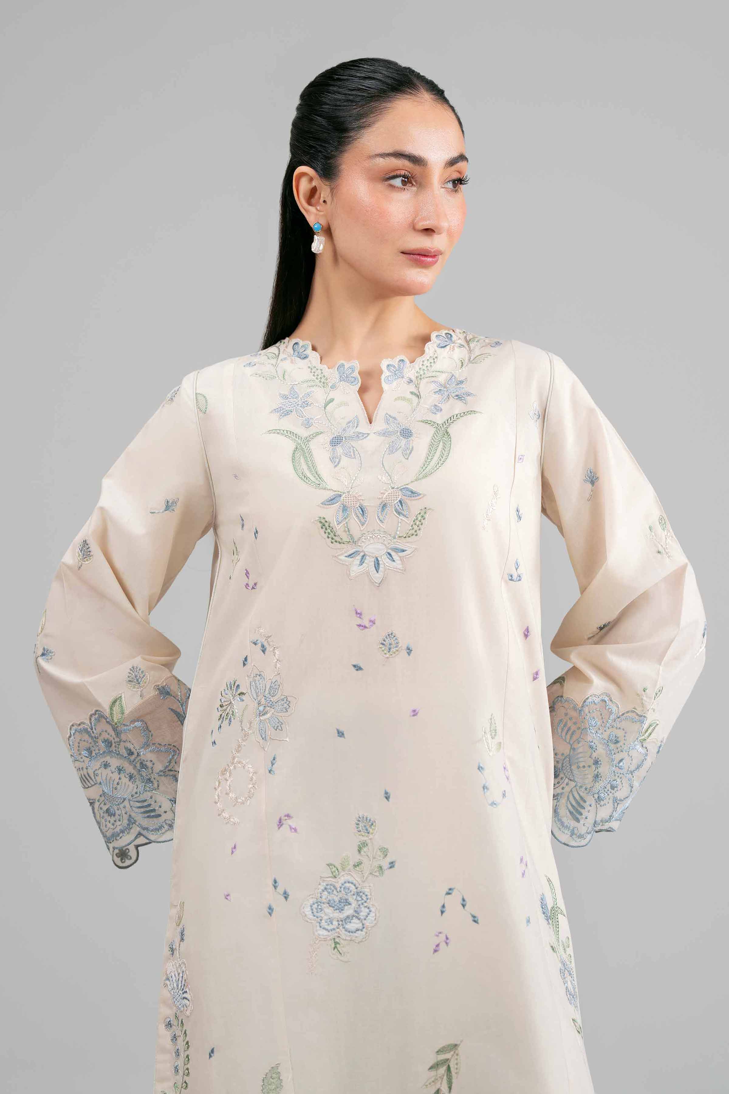 2 Piece - Digital Printed Embroidered Suit - 42601423  Lawn 2PC Embroidered Summer