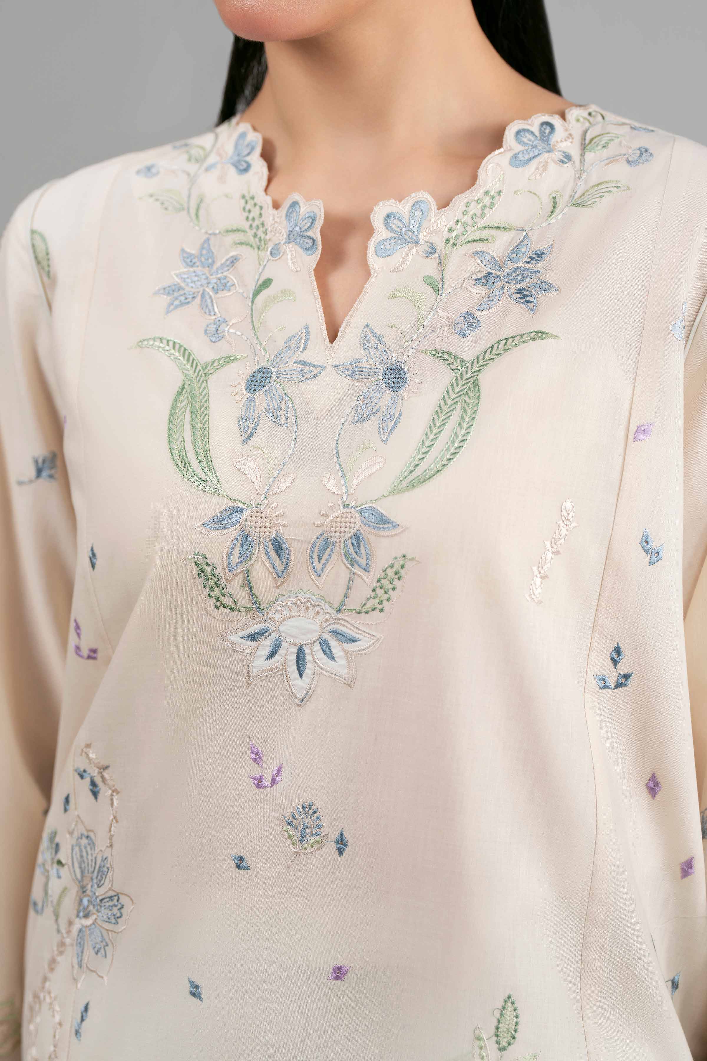 2 Piece - Digital Printed Embroidered Suit - 42601423  Lawn 2PC Embroidered Summer