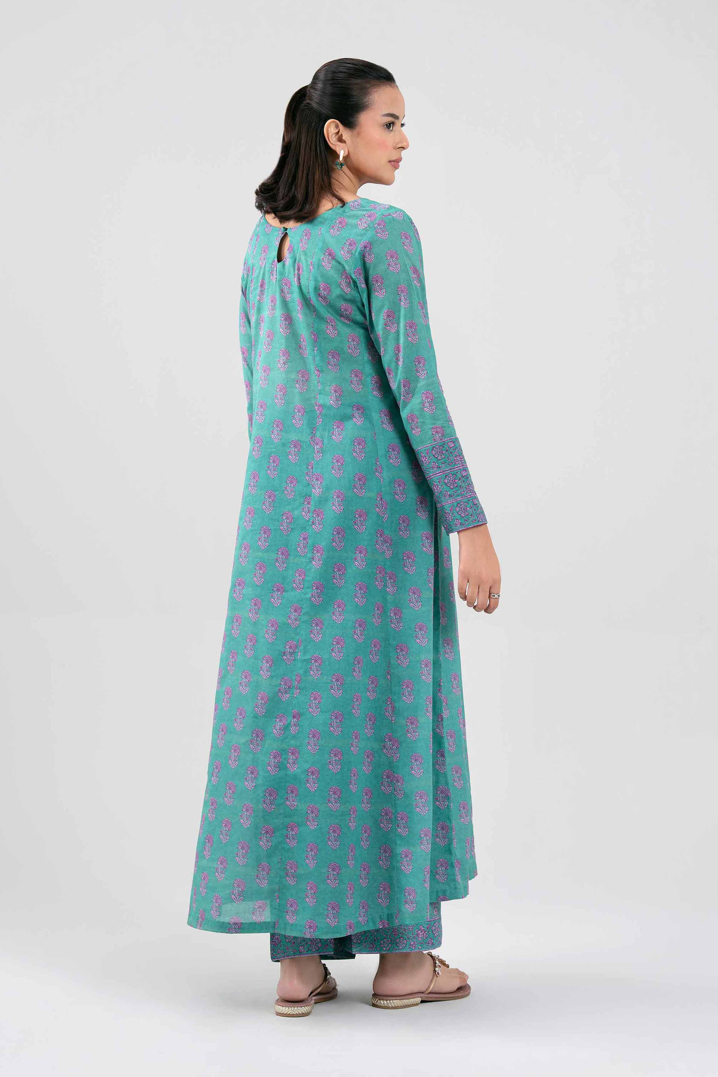 2 Piece - Printed Suit - 42601443 Green Lawn 2PC Printed Summer