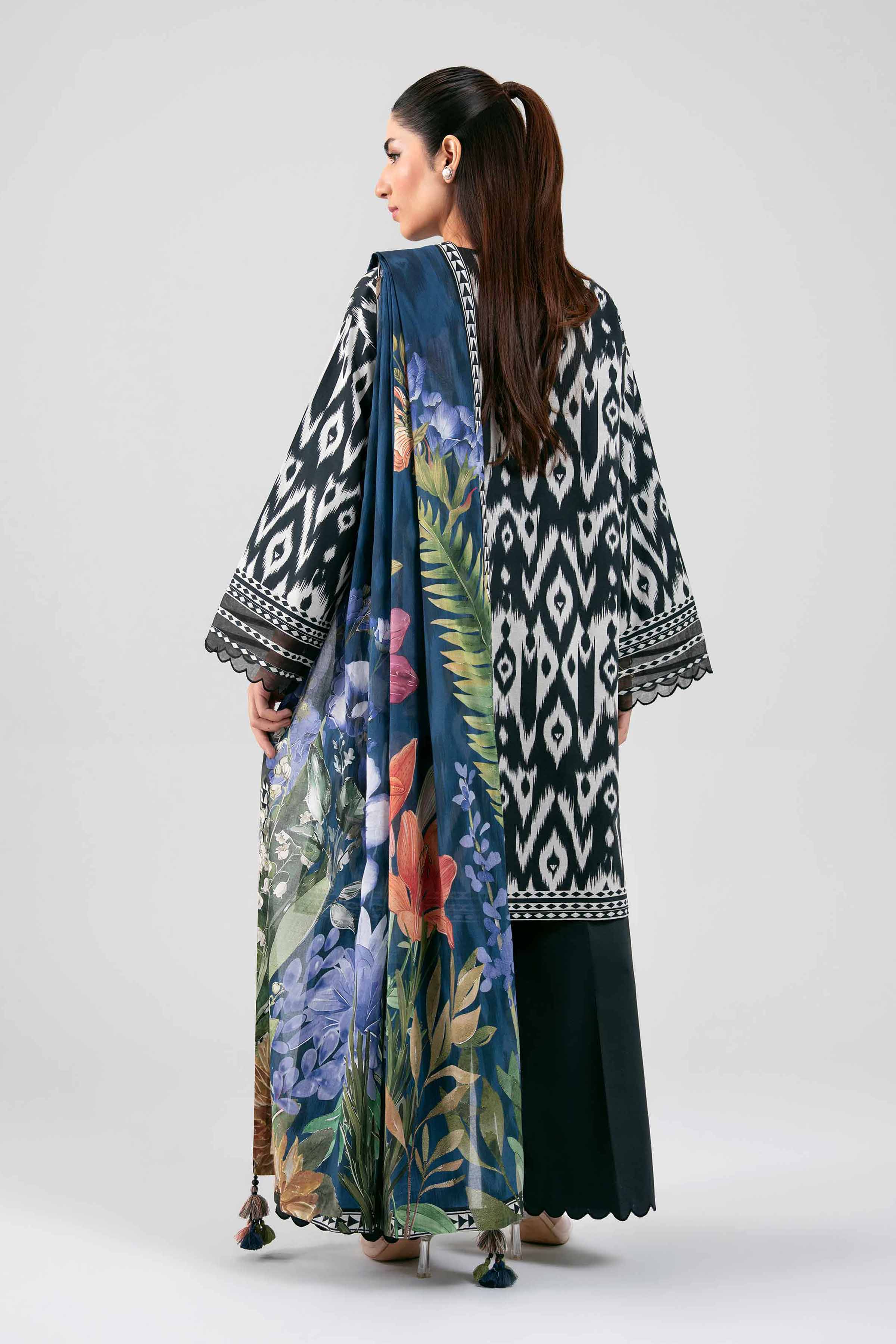 3 Piece - Digital Printed Suit - 42601471 Multi Lawn 3PC Printed Summer