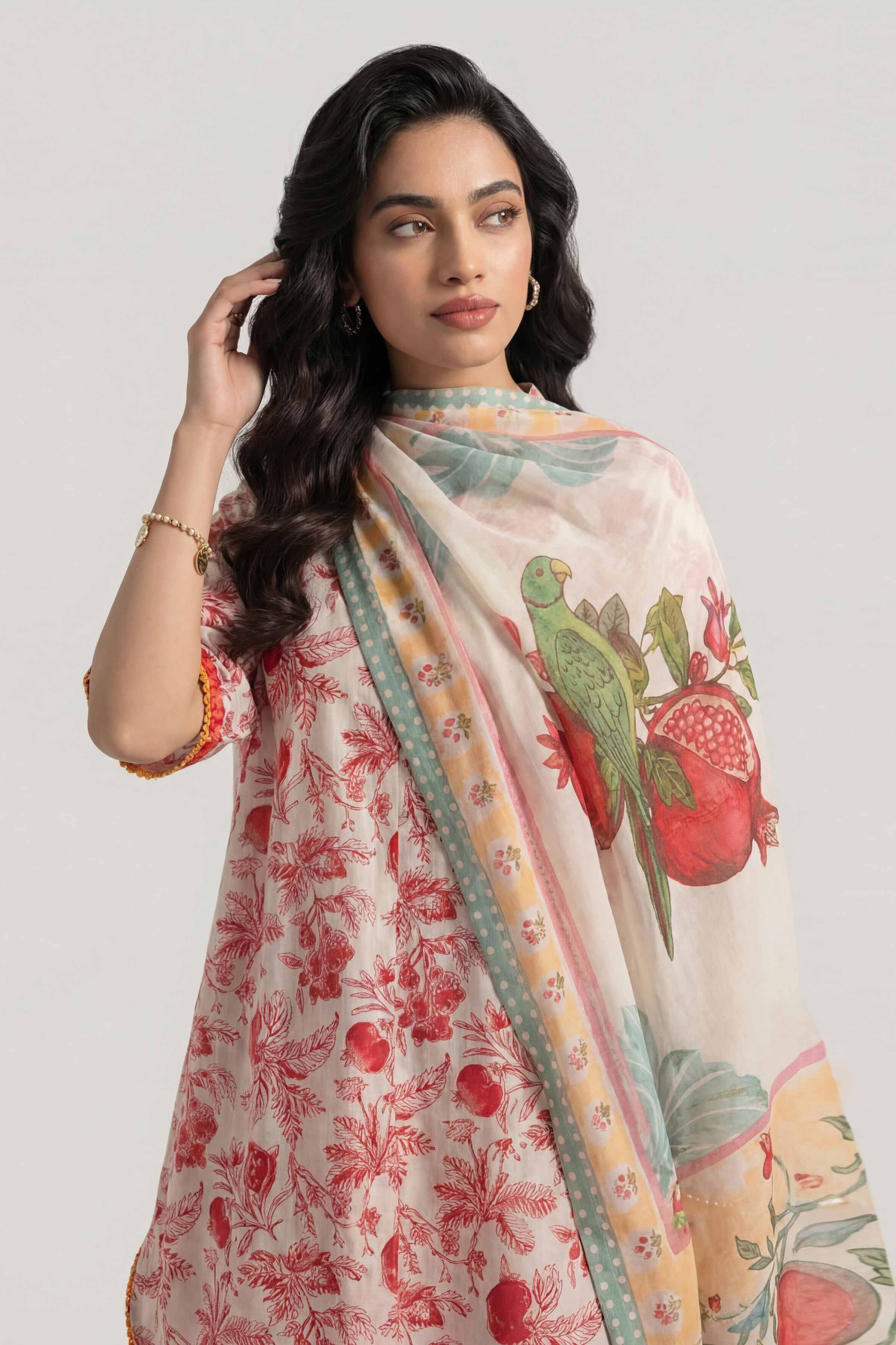 3 Piece - Digital Printed Suit - 42601499