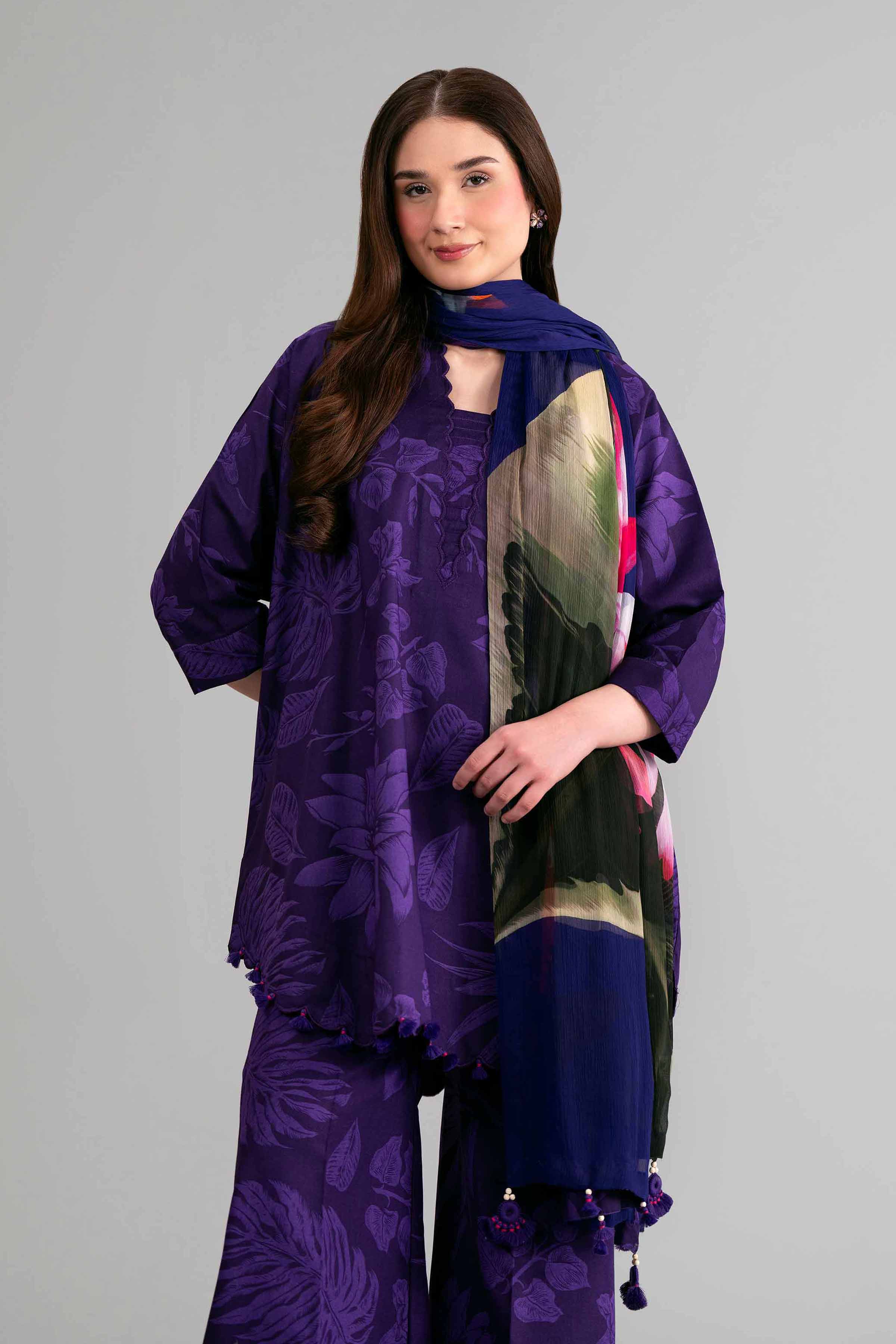 3 Piece - Digital Printed Suit - 42601580