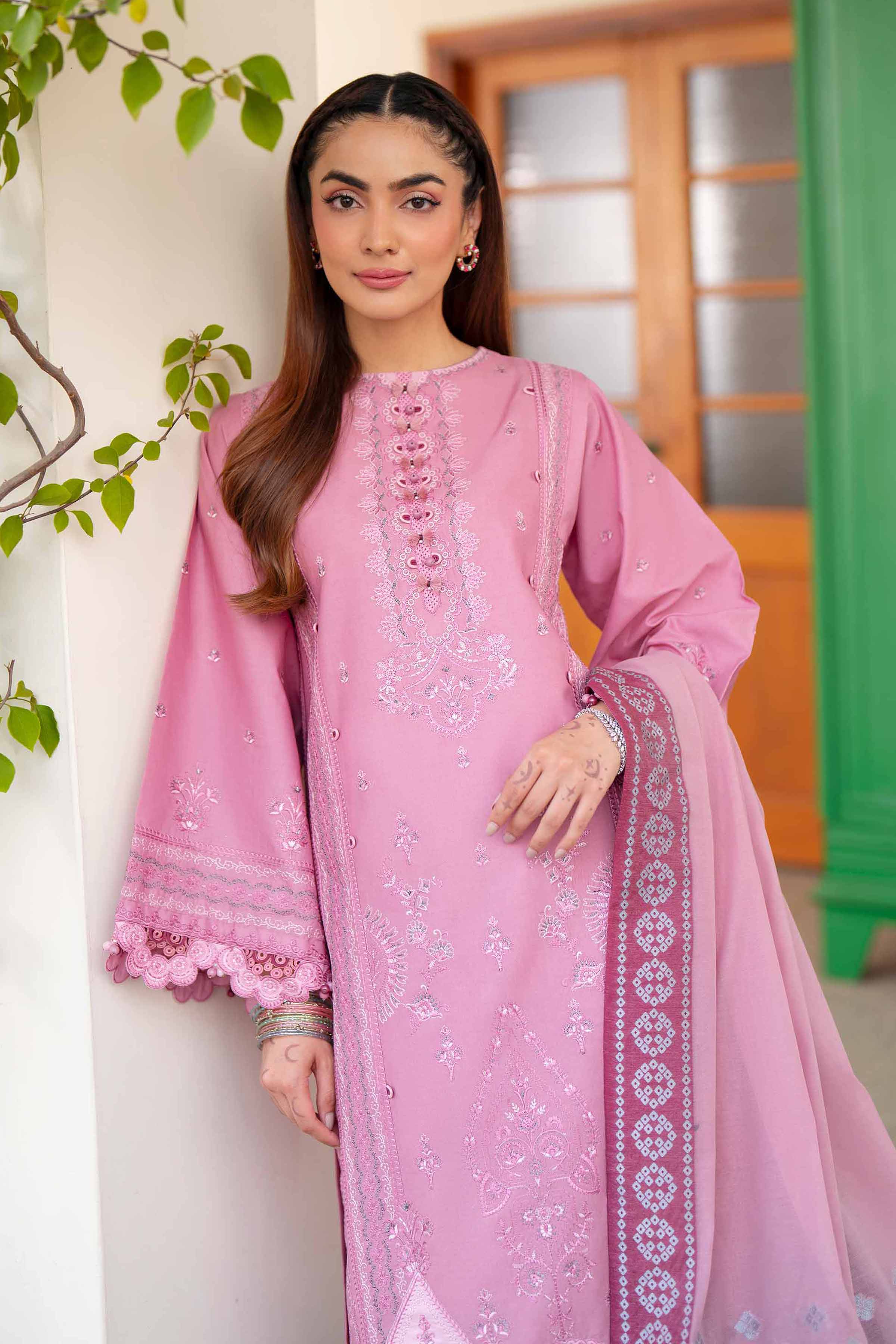 3 Piece - Embroidered Suit - 42601684 Nishat UAE  Lawn 3PC Embroidered