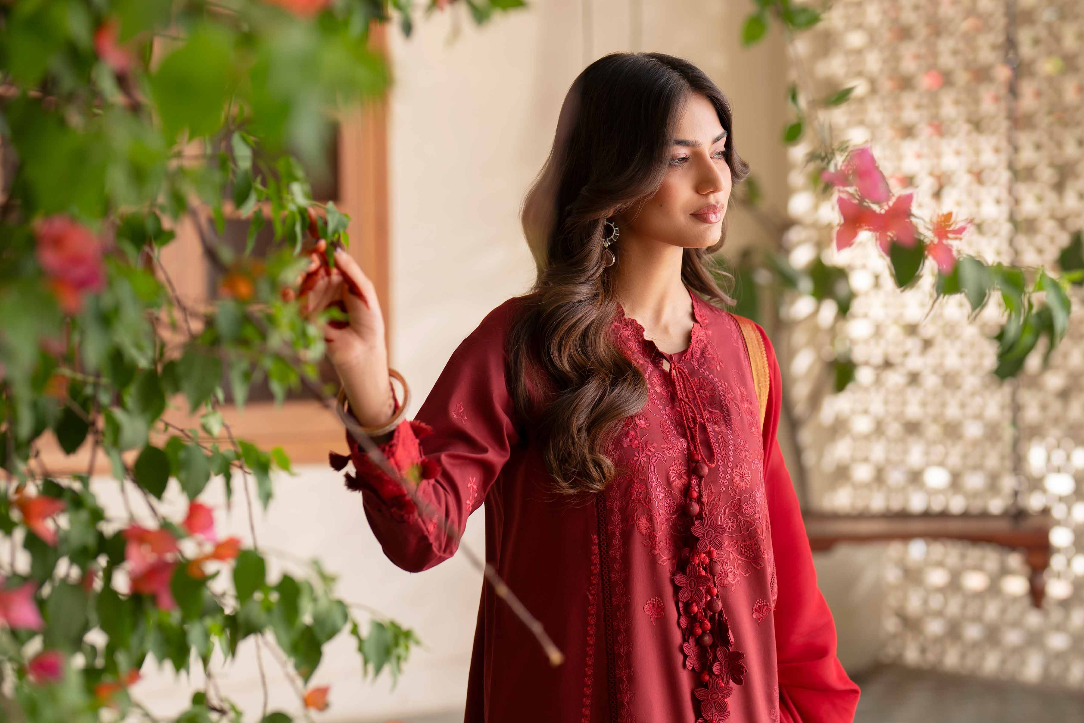 3 Piece - Embroidered Suit - 42601687 Nishat UAE  Lawn 3PC Embroidered