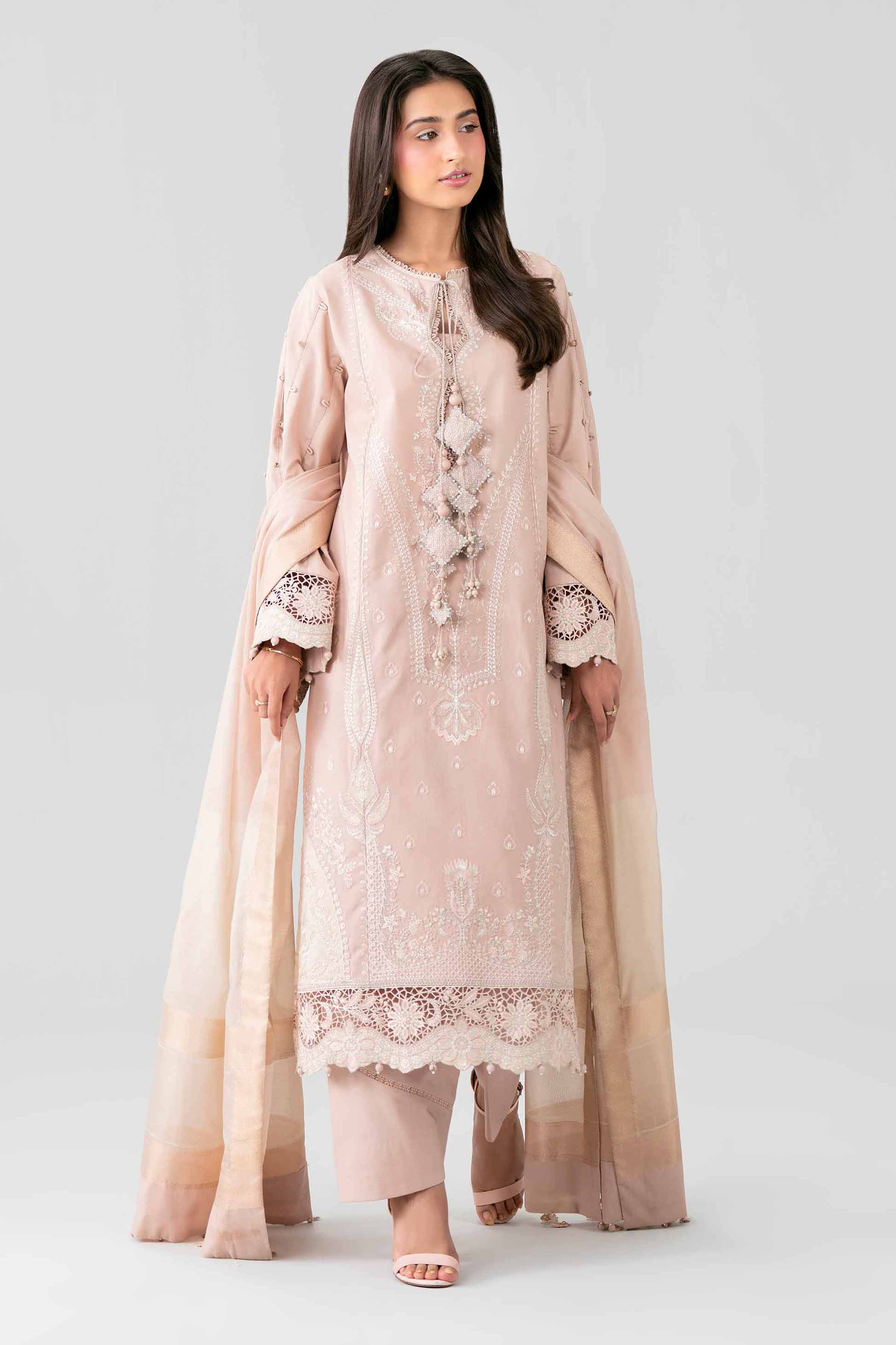 3 Piece - Embroidered Suit - 42601688 Nishat UAE  Lawn 3PC Embroidered