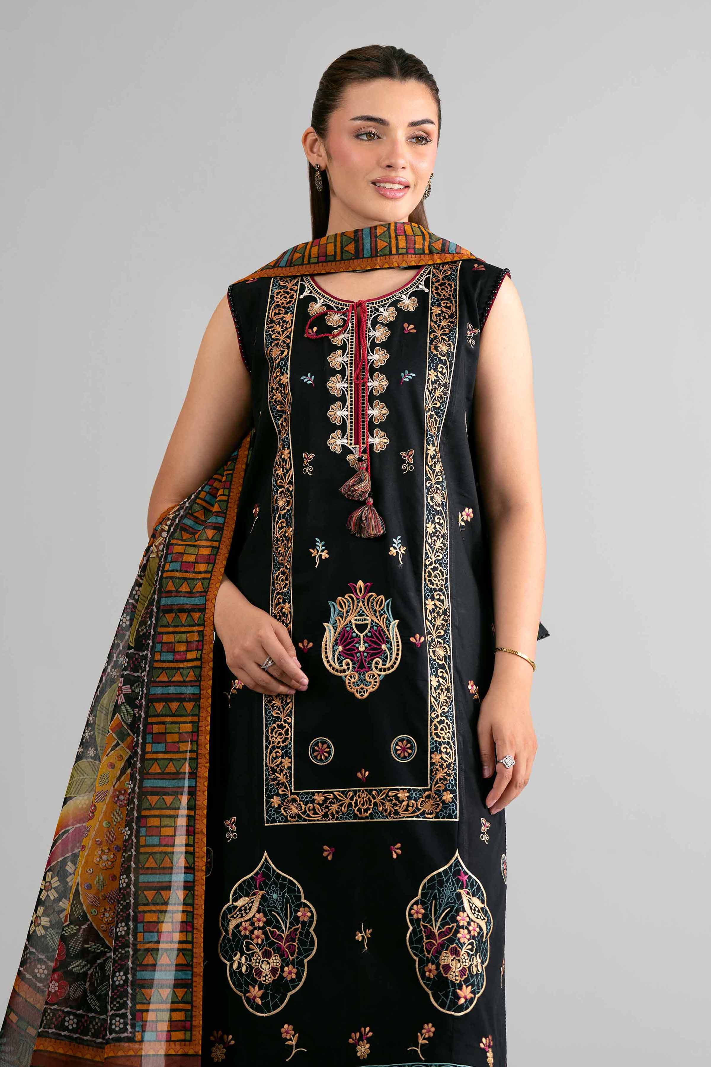 3 Piece - Digital Printed Embroidered Suit - 42601712  Lawn 3PC Embroidered