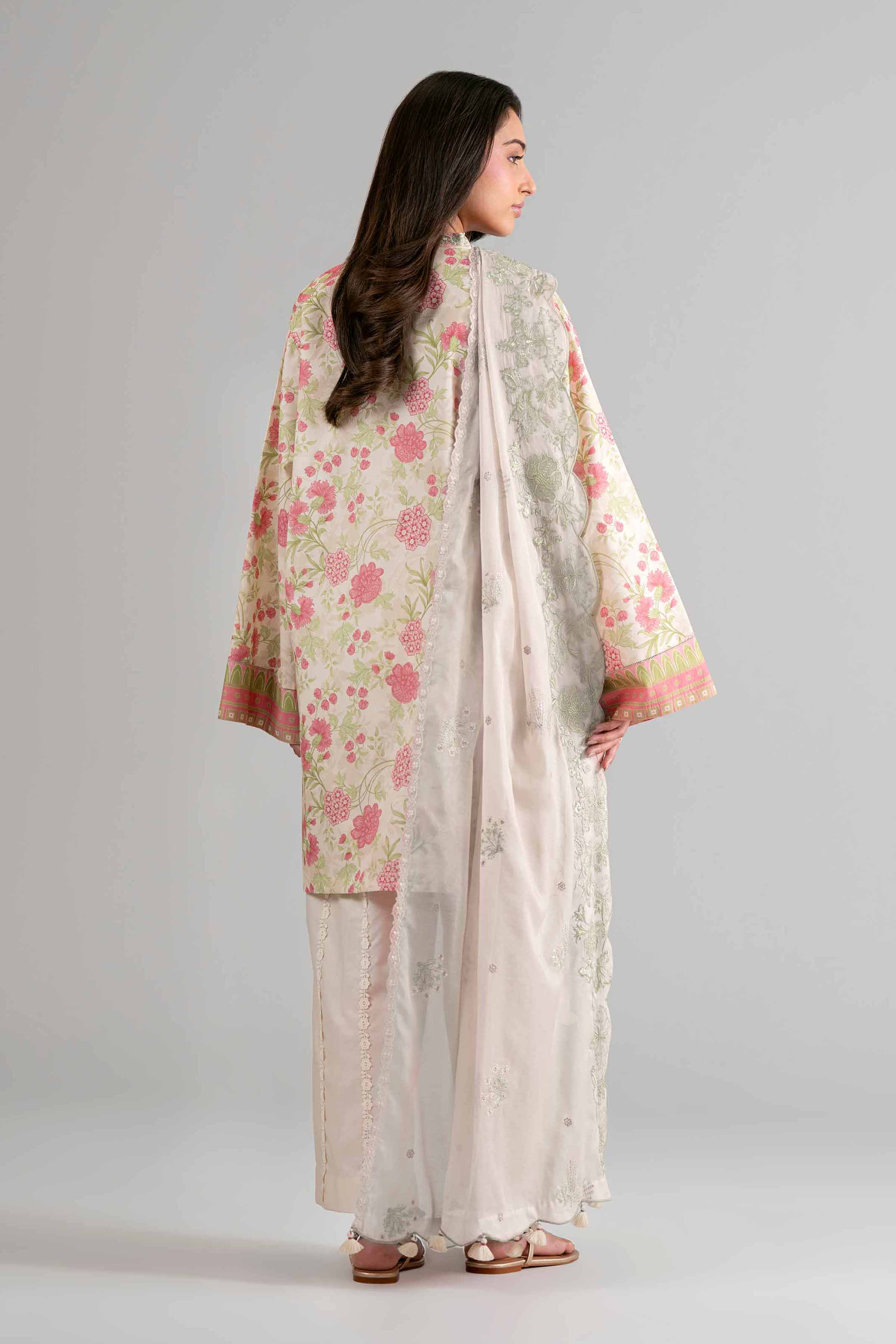 3 Piece - Printed Embroidered Suit - 42601722  Lawn 3PC Embroidered