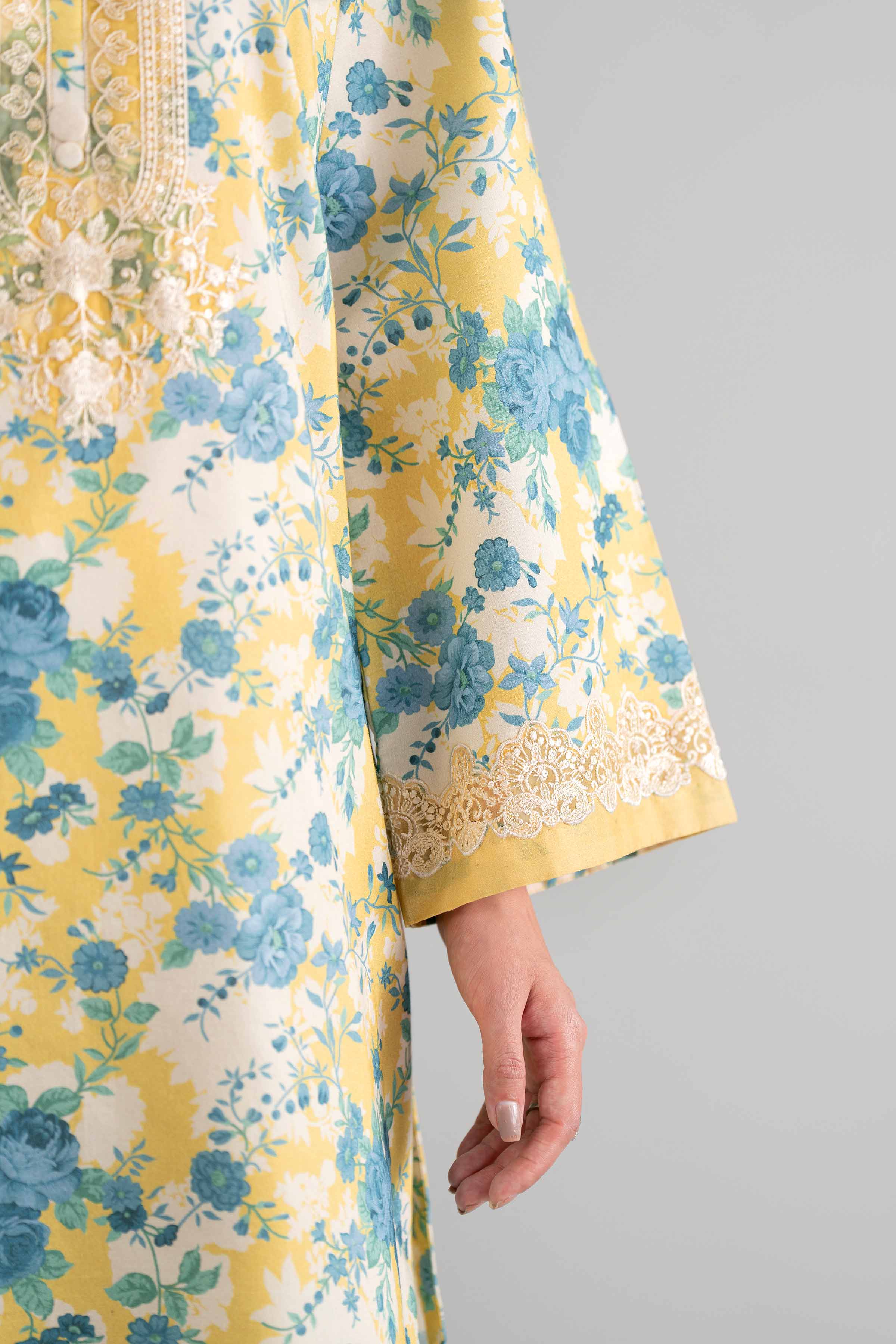 3 Piece - Printed Embroidered Suit - 42601723 Nishat UAE  Lawn 3PC Embroidered