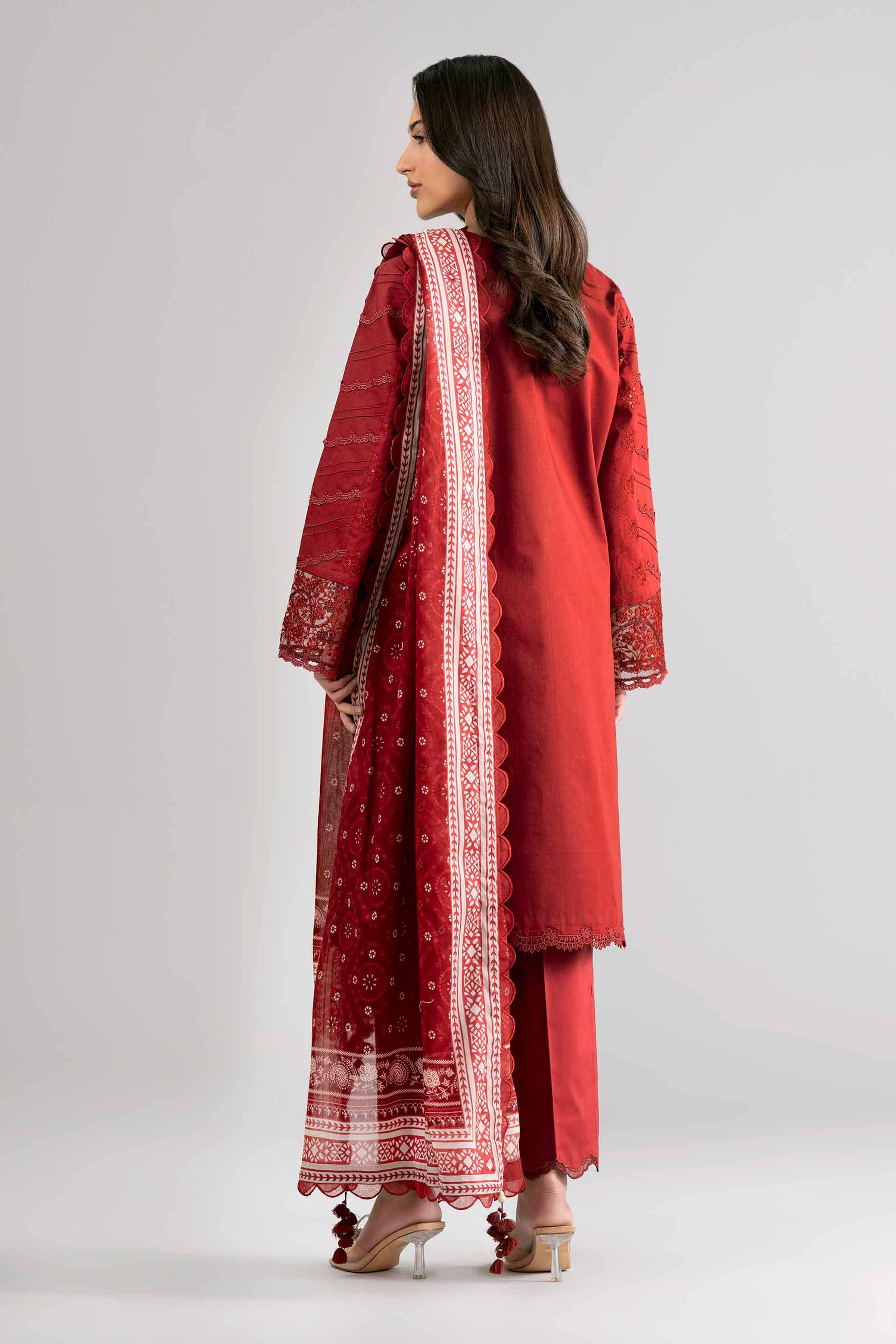 3 Piece - Digital Printed Embroidered Suit - 42601736 Nishat UAE  Lawn 3PC Embroidered