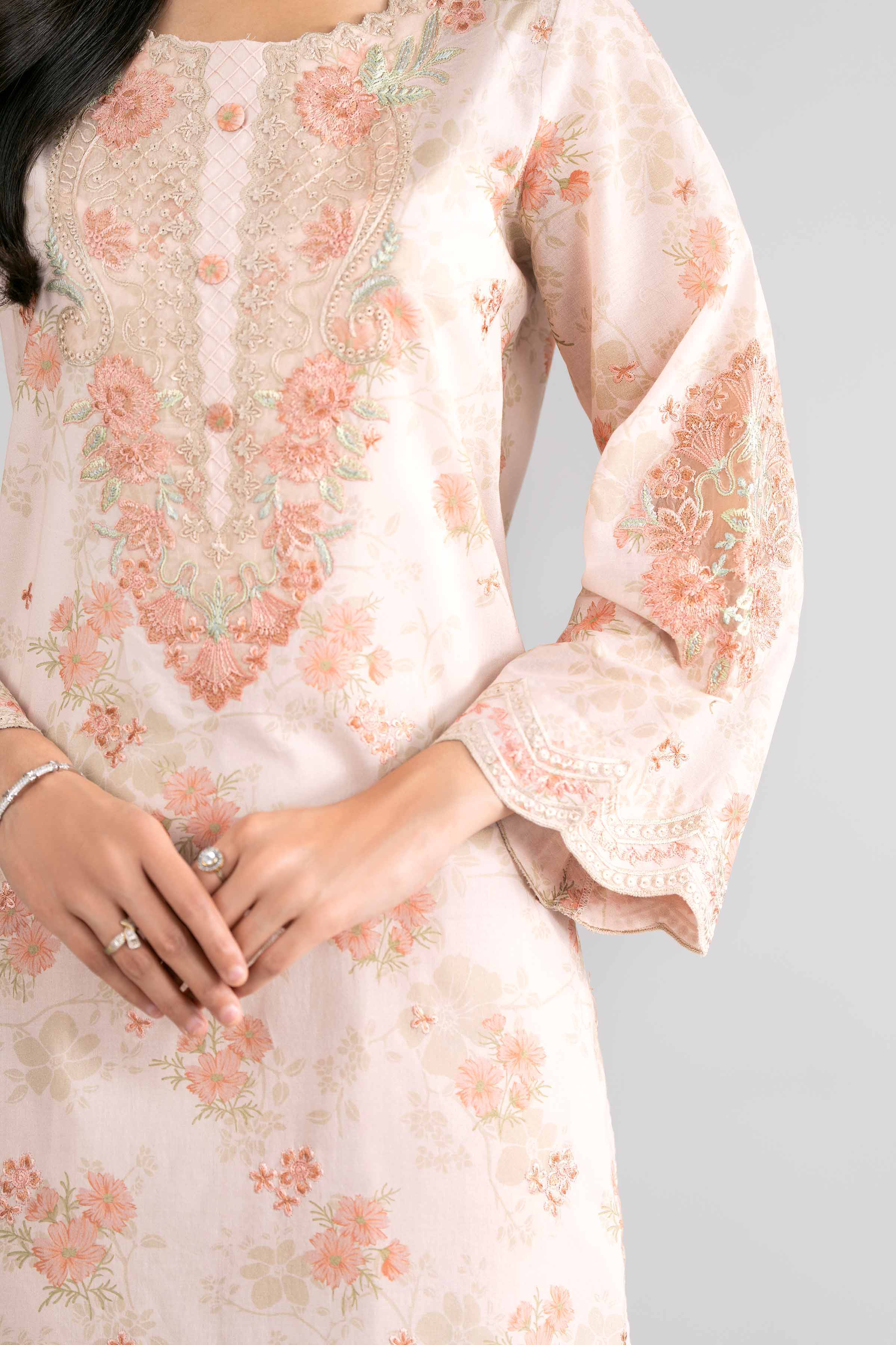 3 Piece - Digital Printed Embroidered Suit - 42601741 Nishat UAE  Lawn 3PC Embroidered