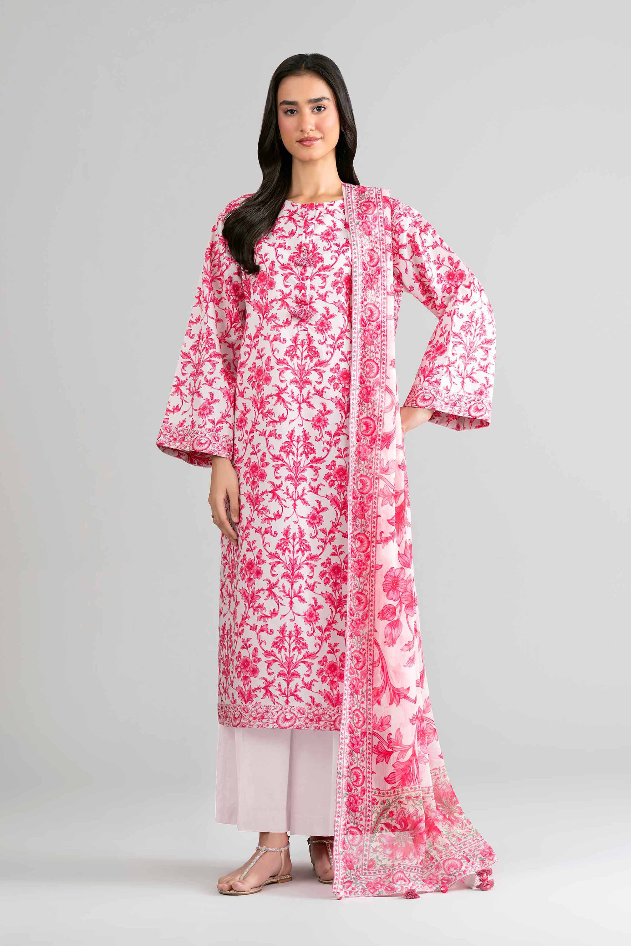 3 Piece - Digital Printed Suit - 42601764  Lawn 3PC Printed