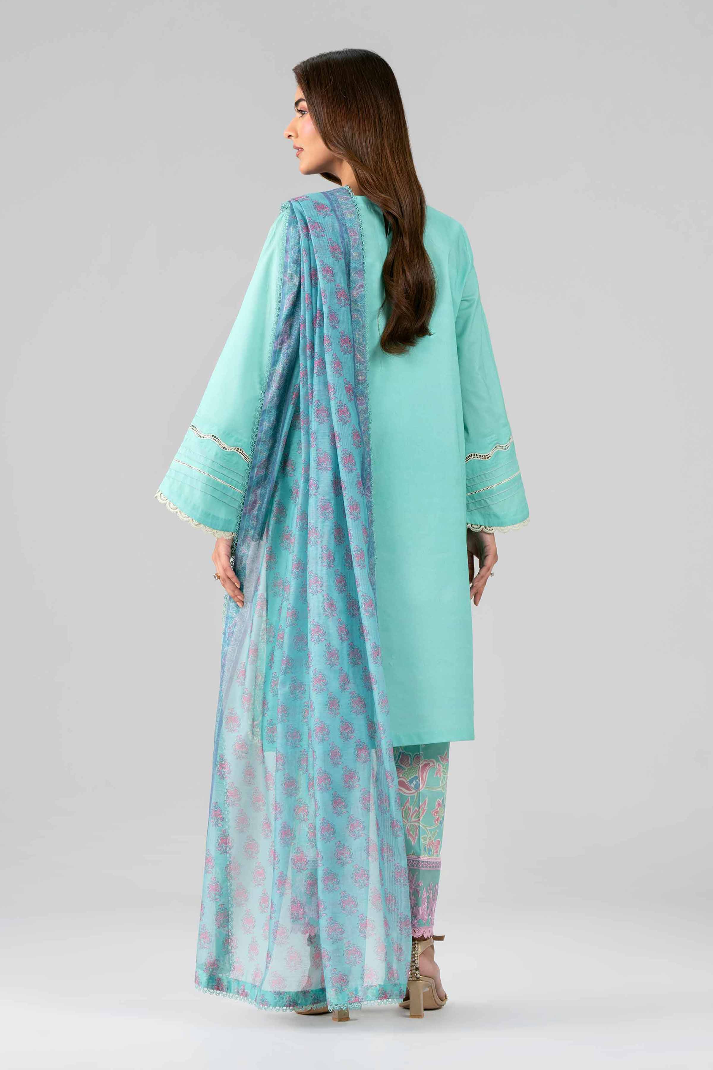3 Piece - Printed Embroidered Suit - 42601790 Nishat UAE  Lawn 3PC Embroidered