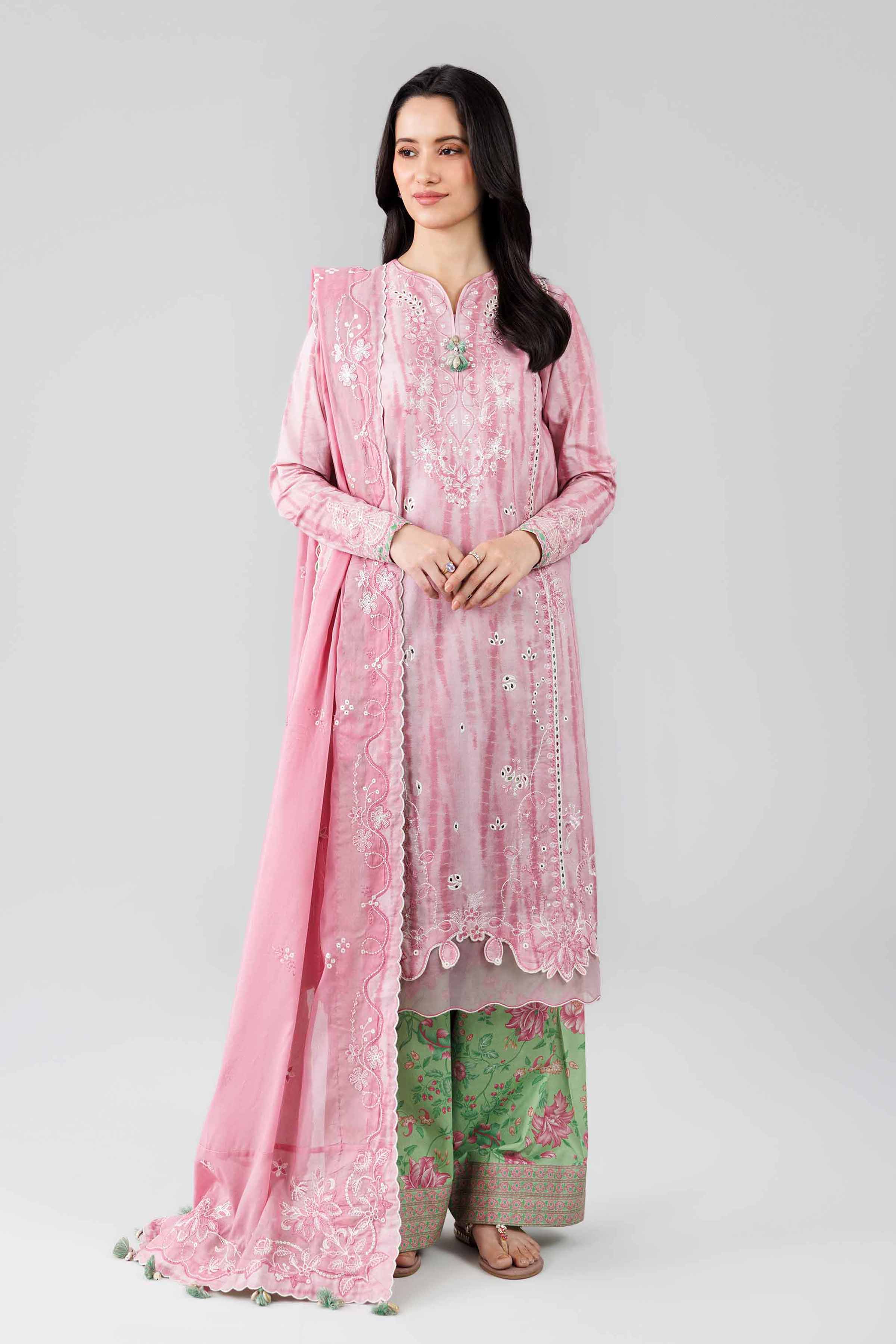 3 Piece - Printed Embroidered Suit - 42601810  Lawn 3PC Embroidered