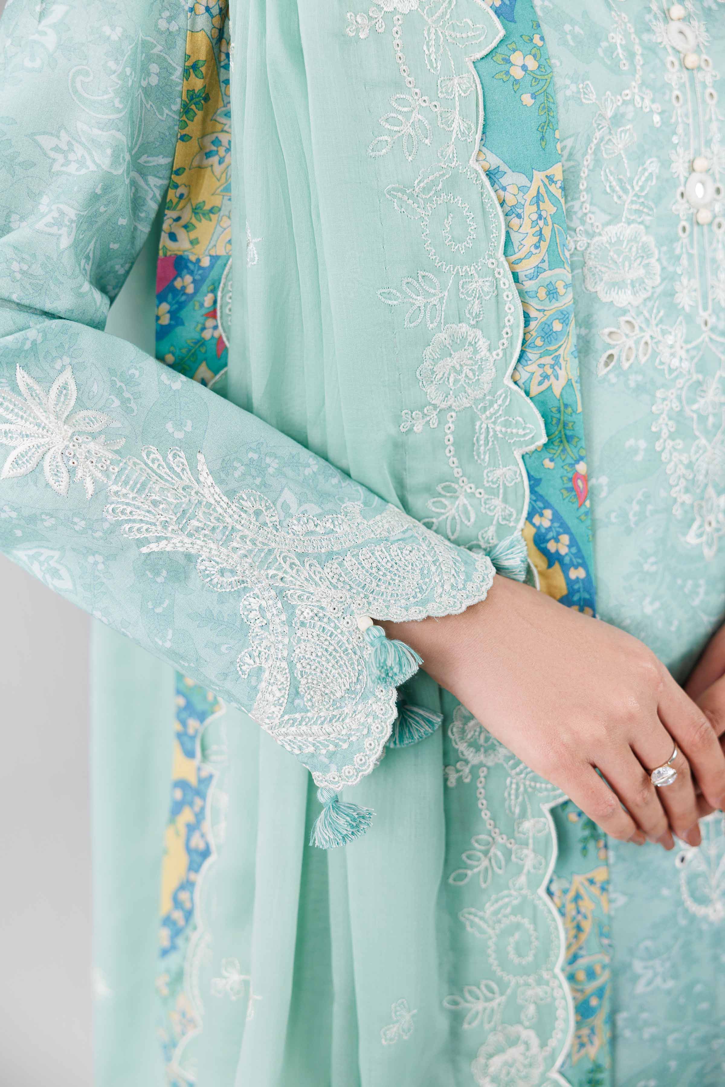 3 Piece - Printed Embroidered Suit - 42601813  Lawn 3PC Embroidered