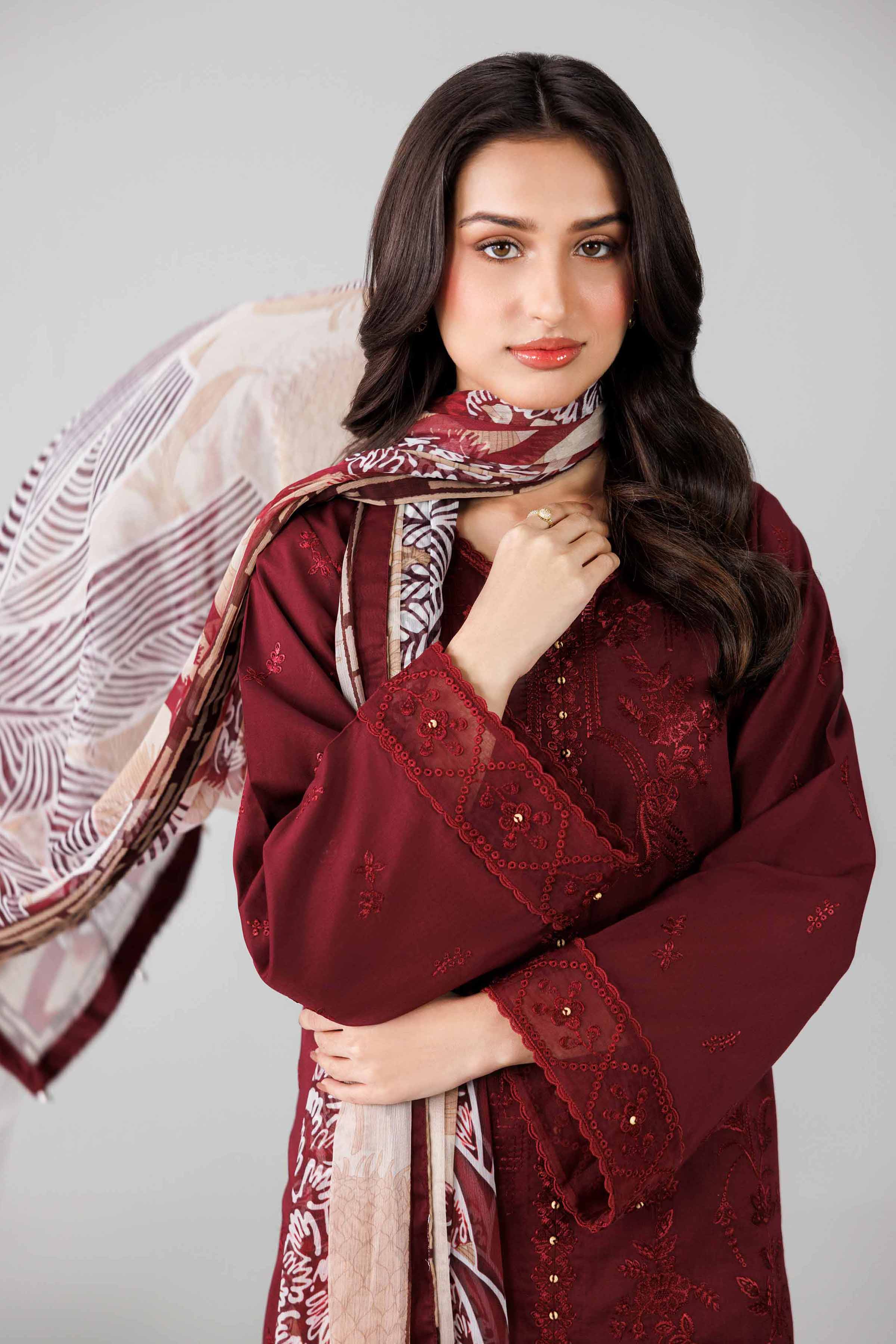 3 Piece - Digital Printed Embroidered Suit - 42601825  Lawn 3PC Embroidered