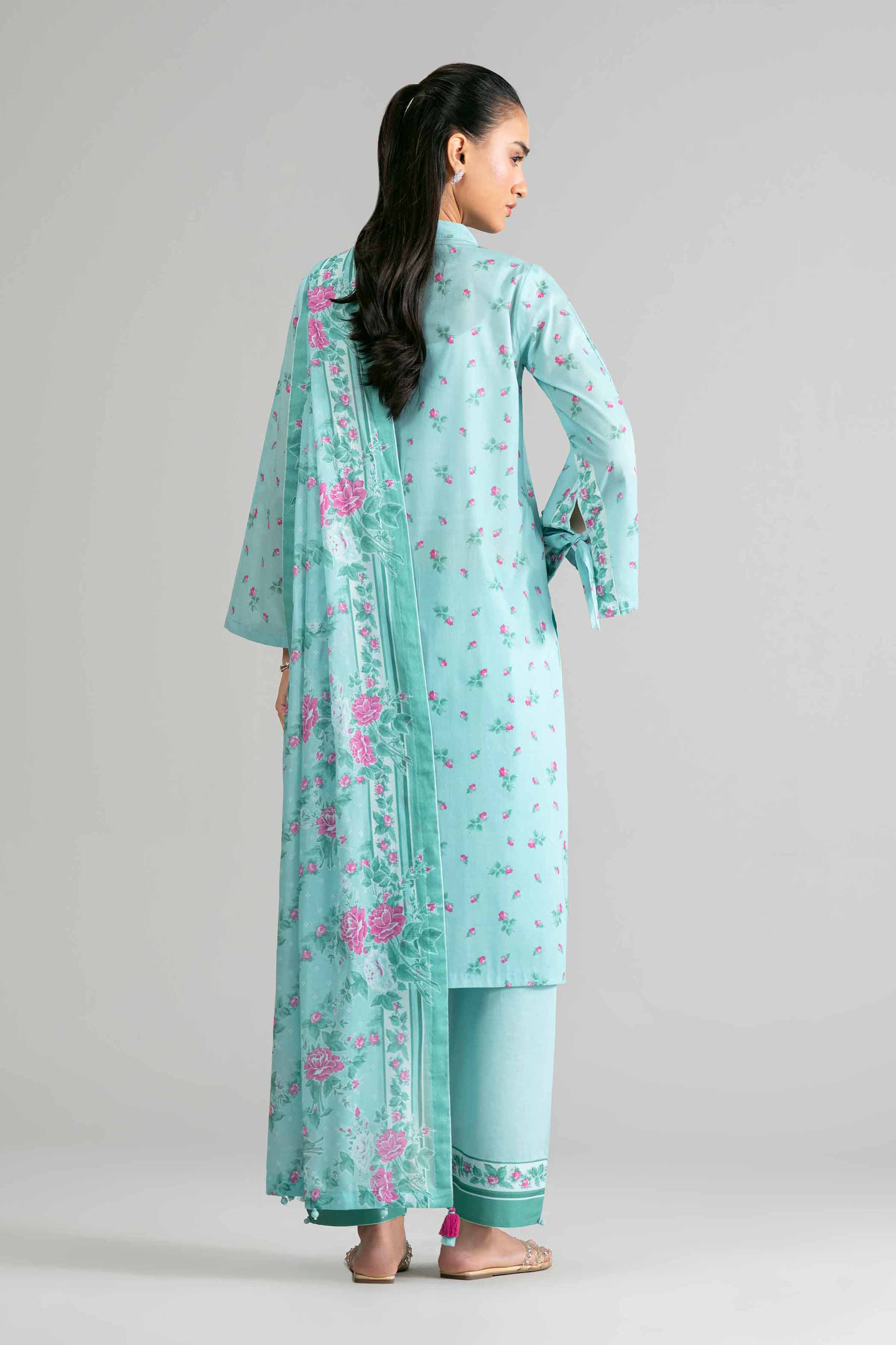 3 Piece - Printed Suit - 42601881 Green Lawn 3PC Printed