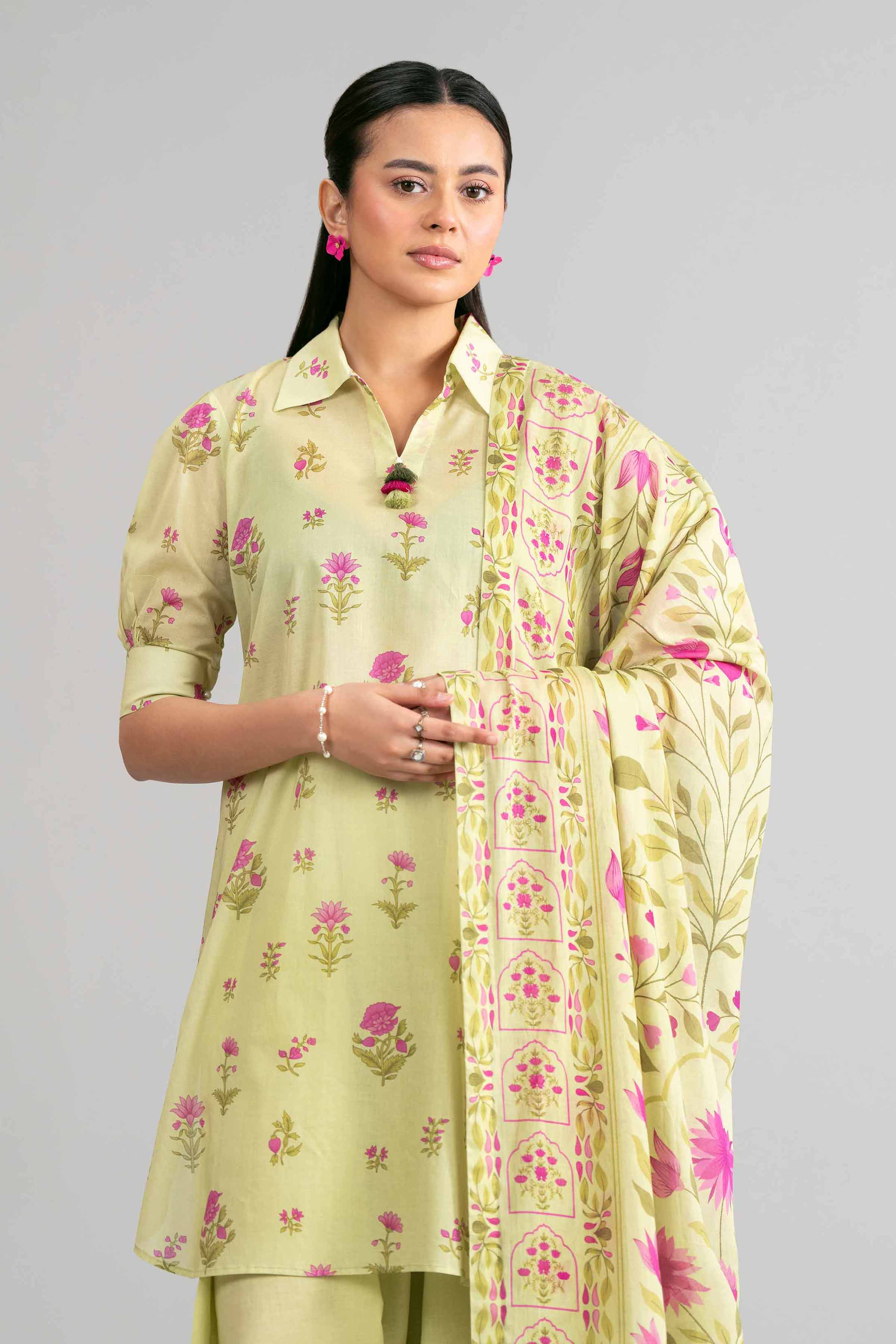 3 Piece - Printed Suit - 42601883 Green Lawn 3PC Printed