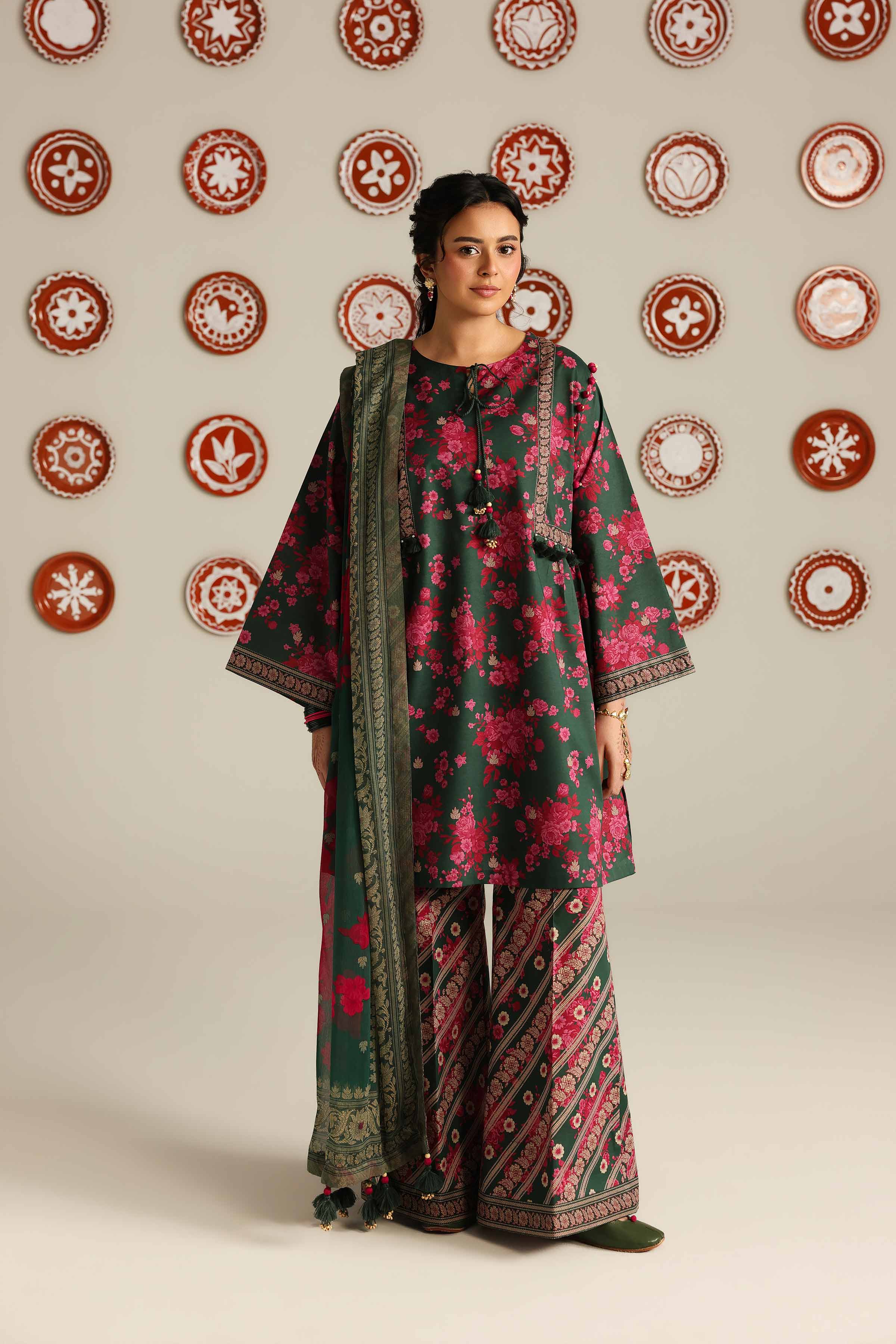 3 Piece - Digital Printed Suit - 42601899