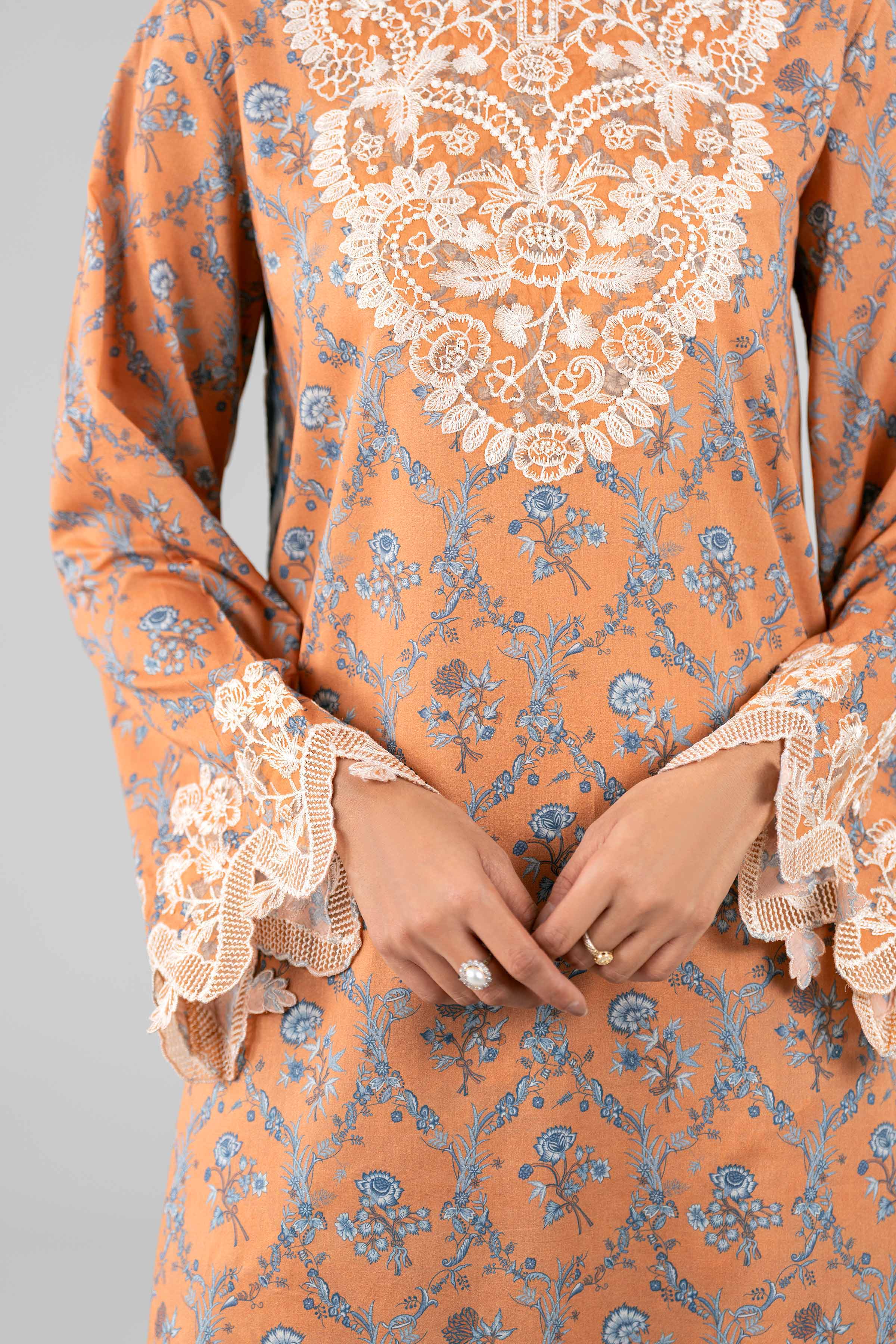 3 Piece - Digital Printed Embroidered Suit - 42601914 Nishat UAE  Lawn 3PC Embroidered