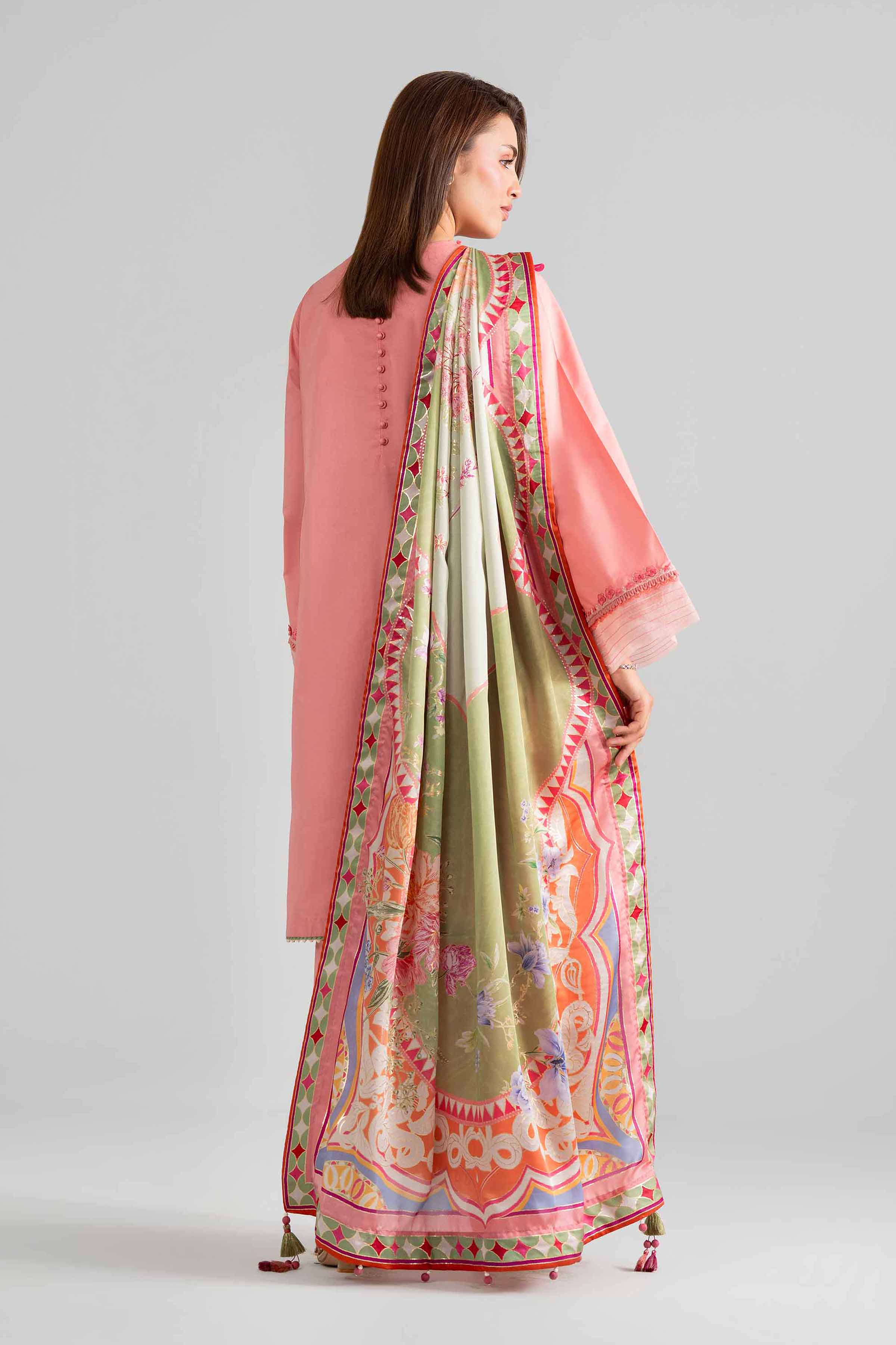 3 Piece - Digital Printed Embroidered Suit - 42601923 Nishat UAE  Lawn 3PC Embroidered