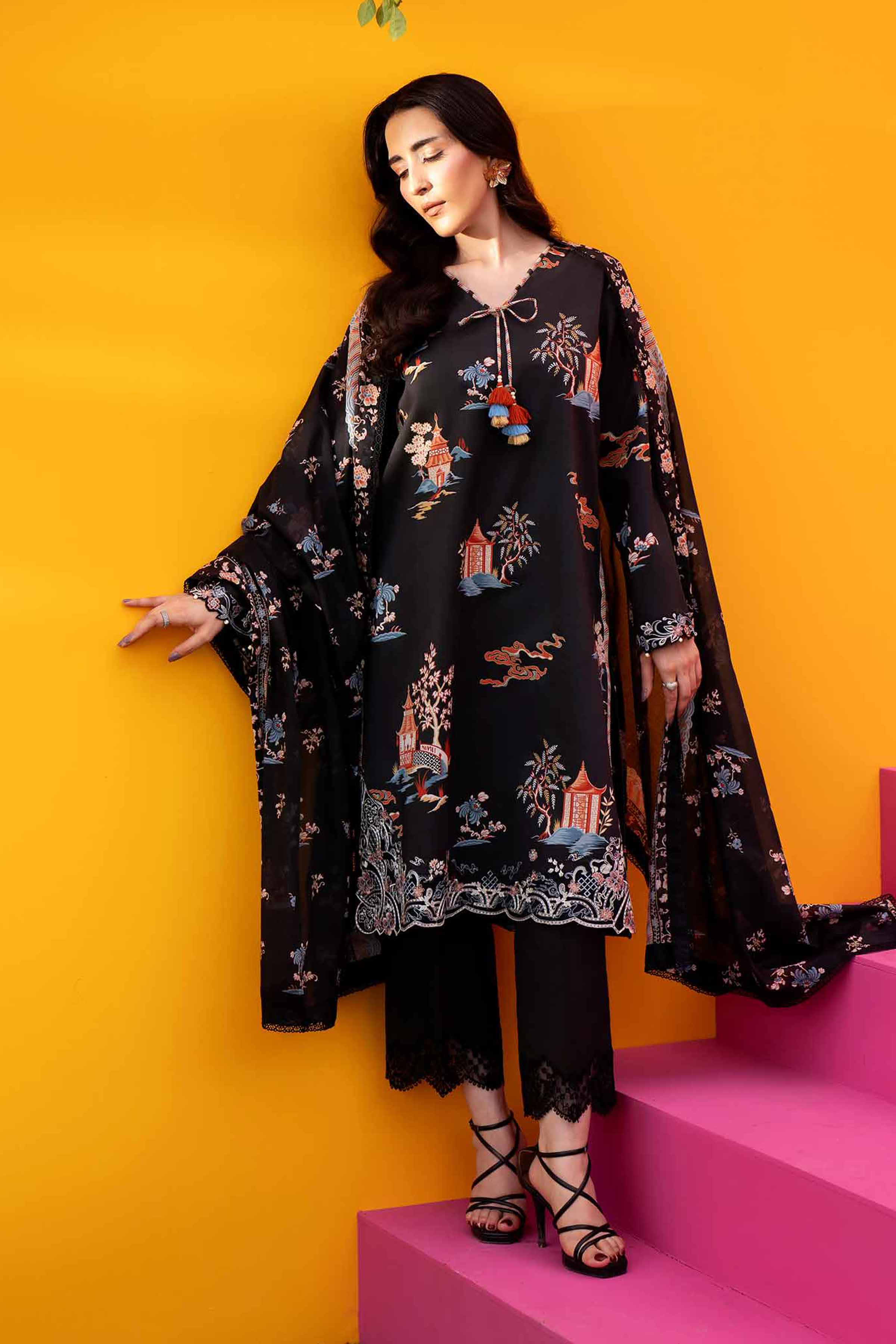 3 Piece - Printed Embroidered Suit - 42602020 for Women - Unstitched Collection | Shop Online