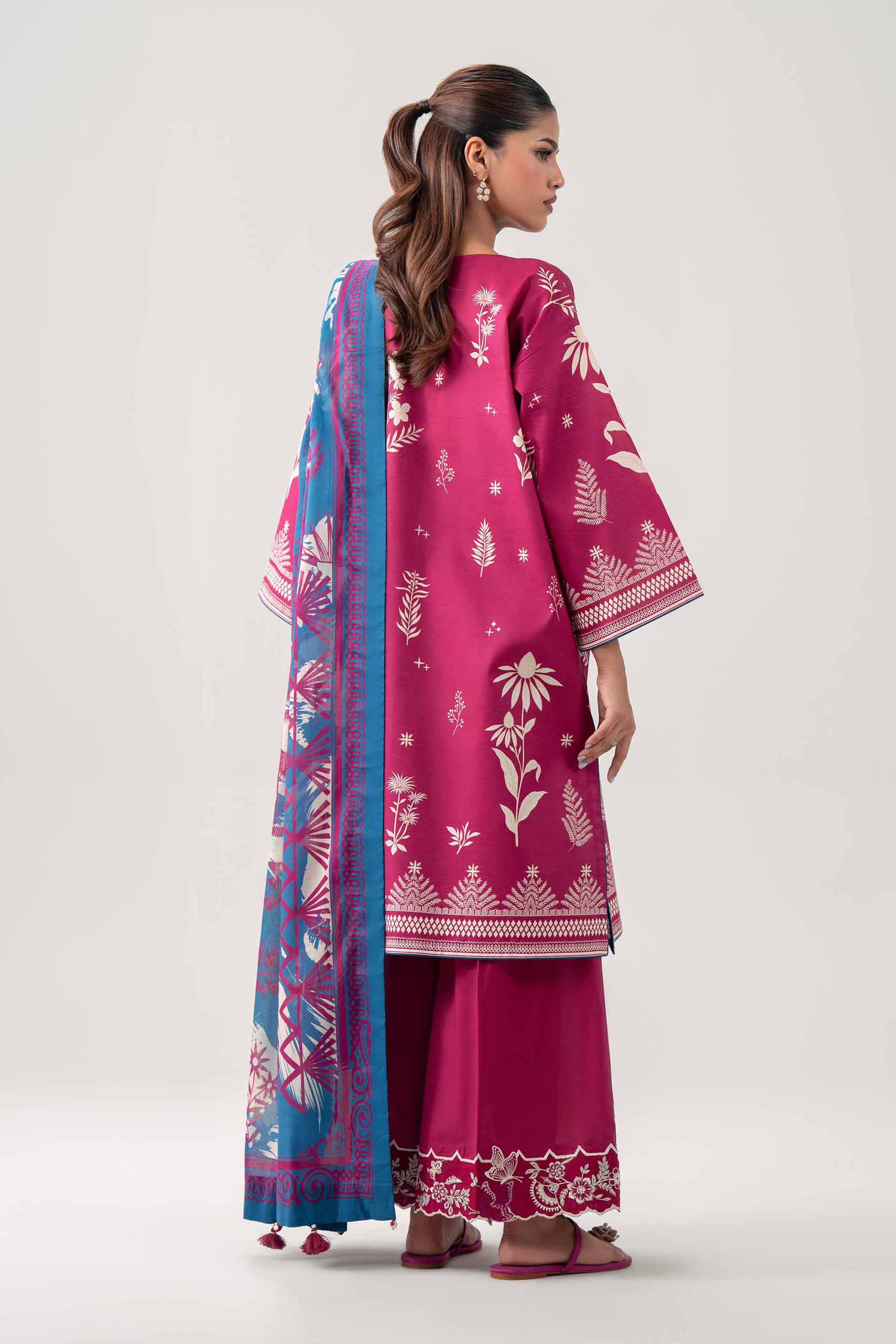 3 Piece - Digital Printed Embroidered Suit - 42602095 for Women - Unstitched Collection | Shop Online