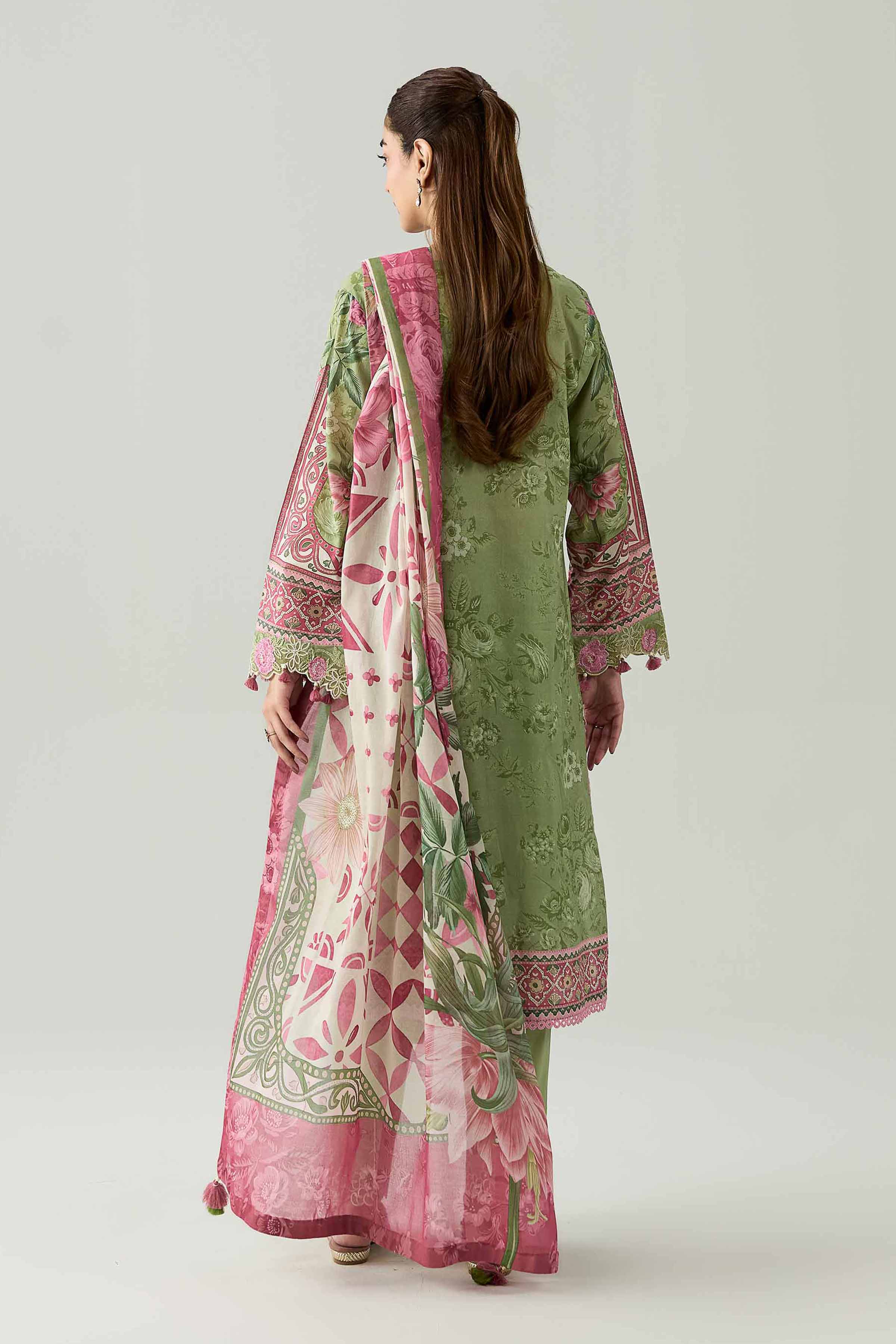 3 Piece - Digital Printed Embroidered Suit - 42602096 for Women - Unstitched Collection | Shop Online